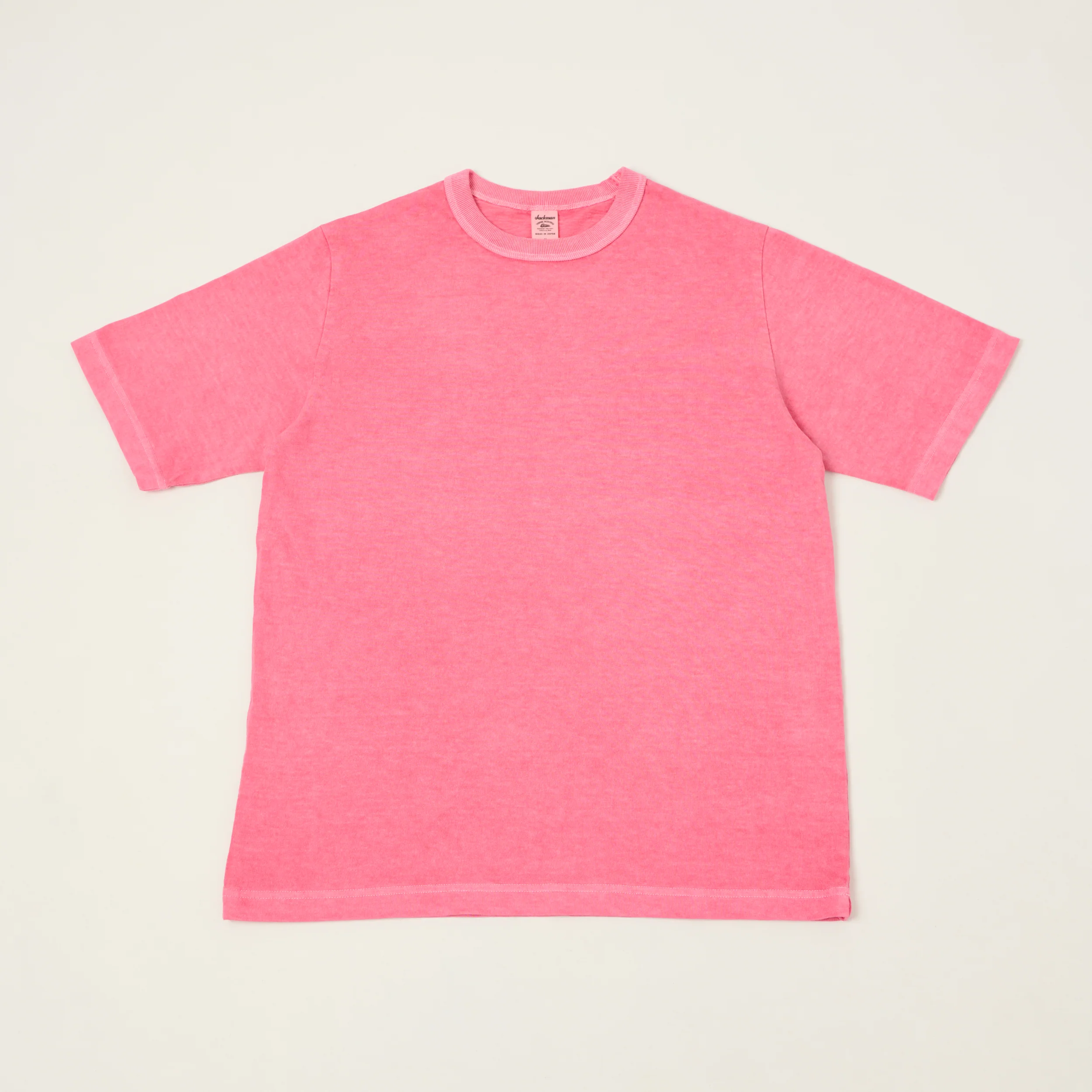 Jackman Lead-Off T-shirt - Fade Rose