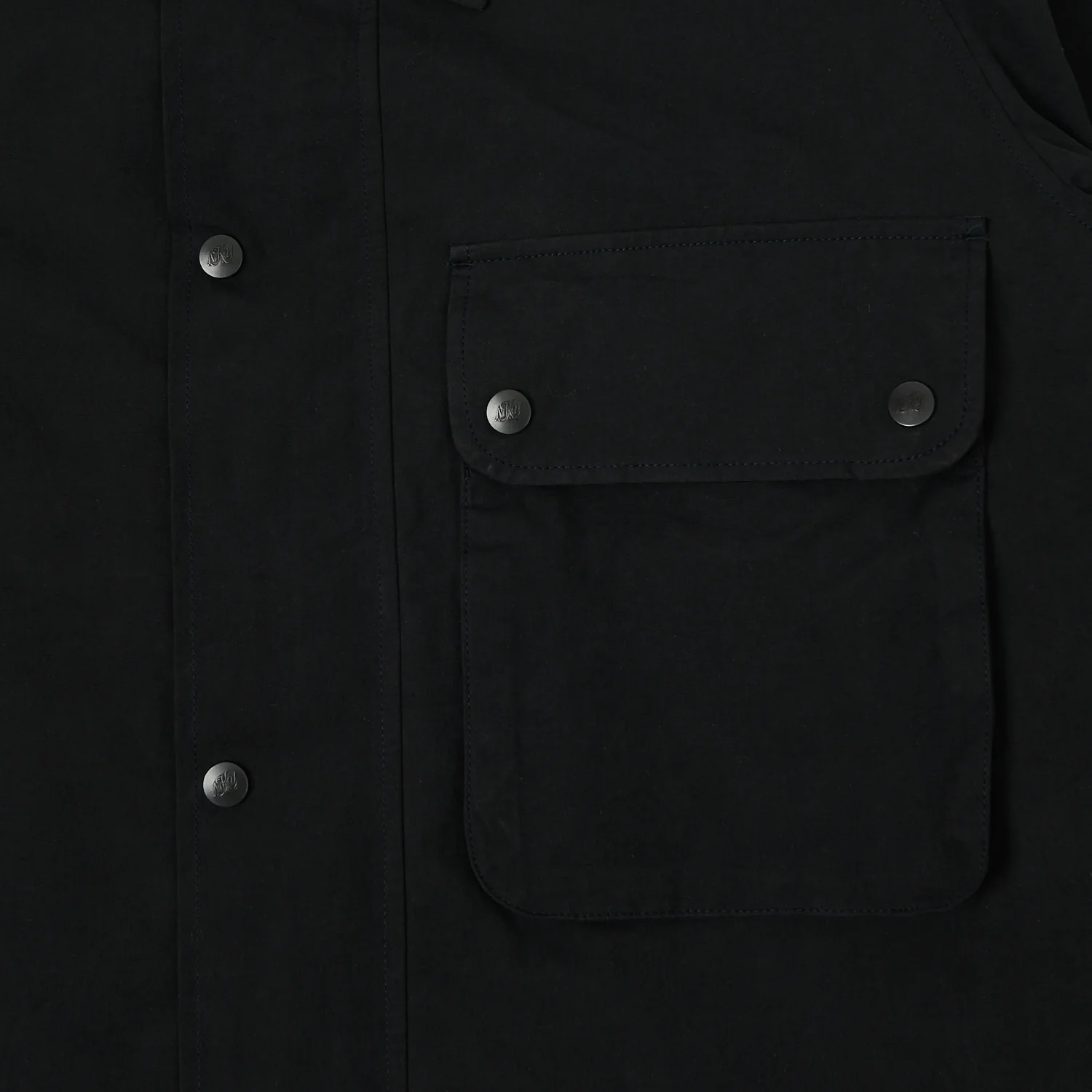 Knickerbocker 'Bay' Waxed Cotton/Nylon Jacket - Navy - Image 6