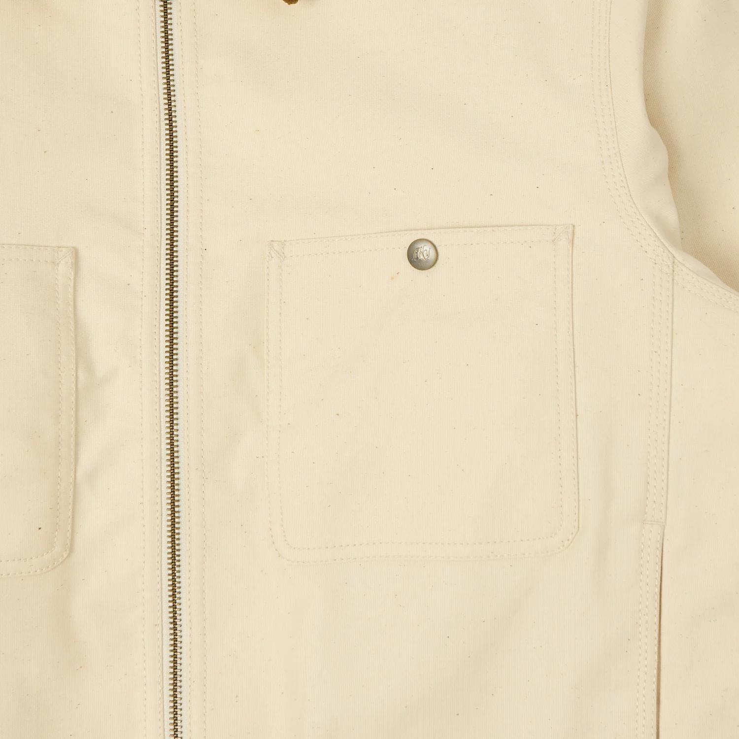 Knickerbocker 'Pacific' Jungle Cloth Jacket - Ecru - Image 3