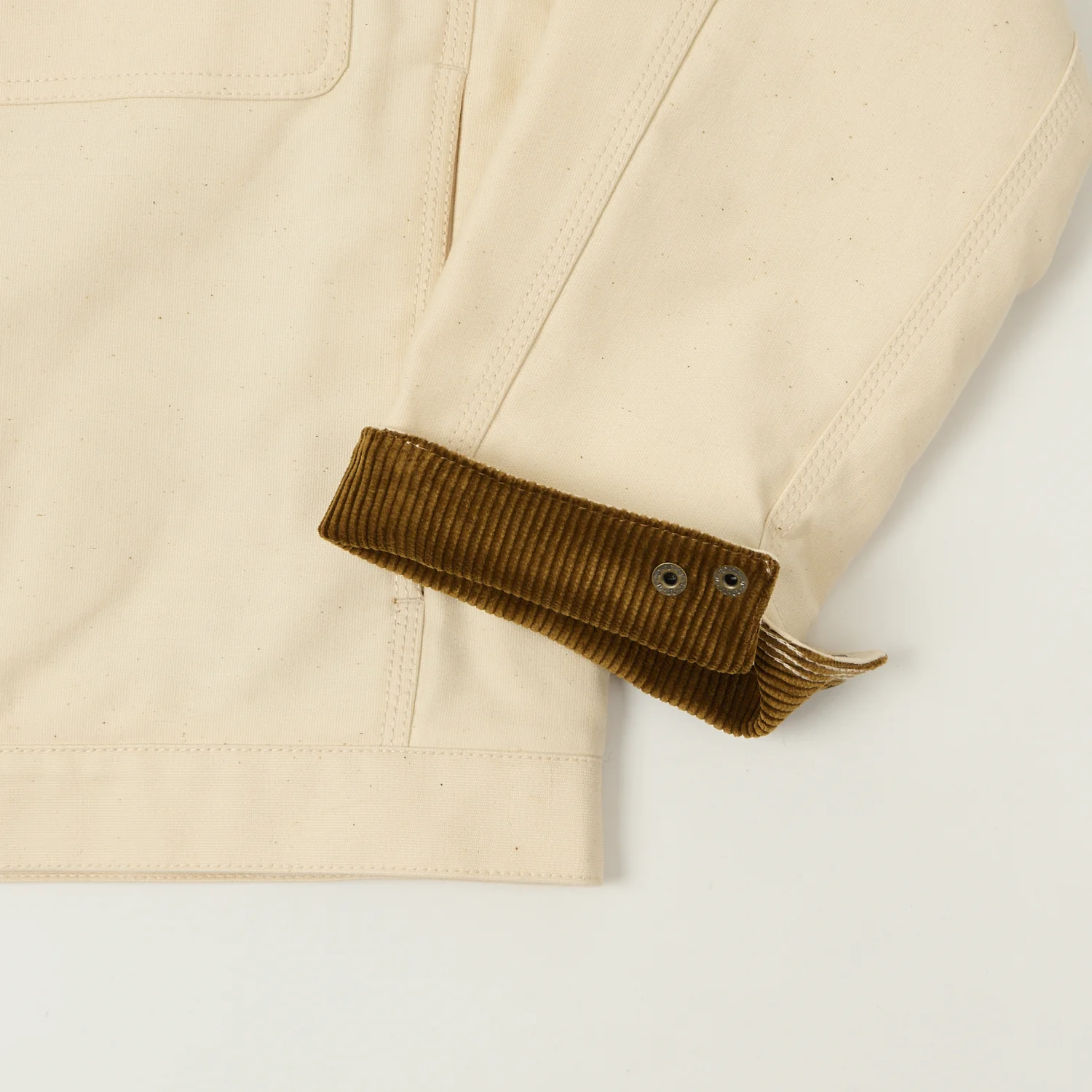 Knickerbocker 'Pacific' Jungle Cloth Jacket - Ecru - Image 4