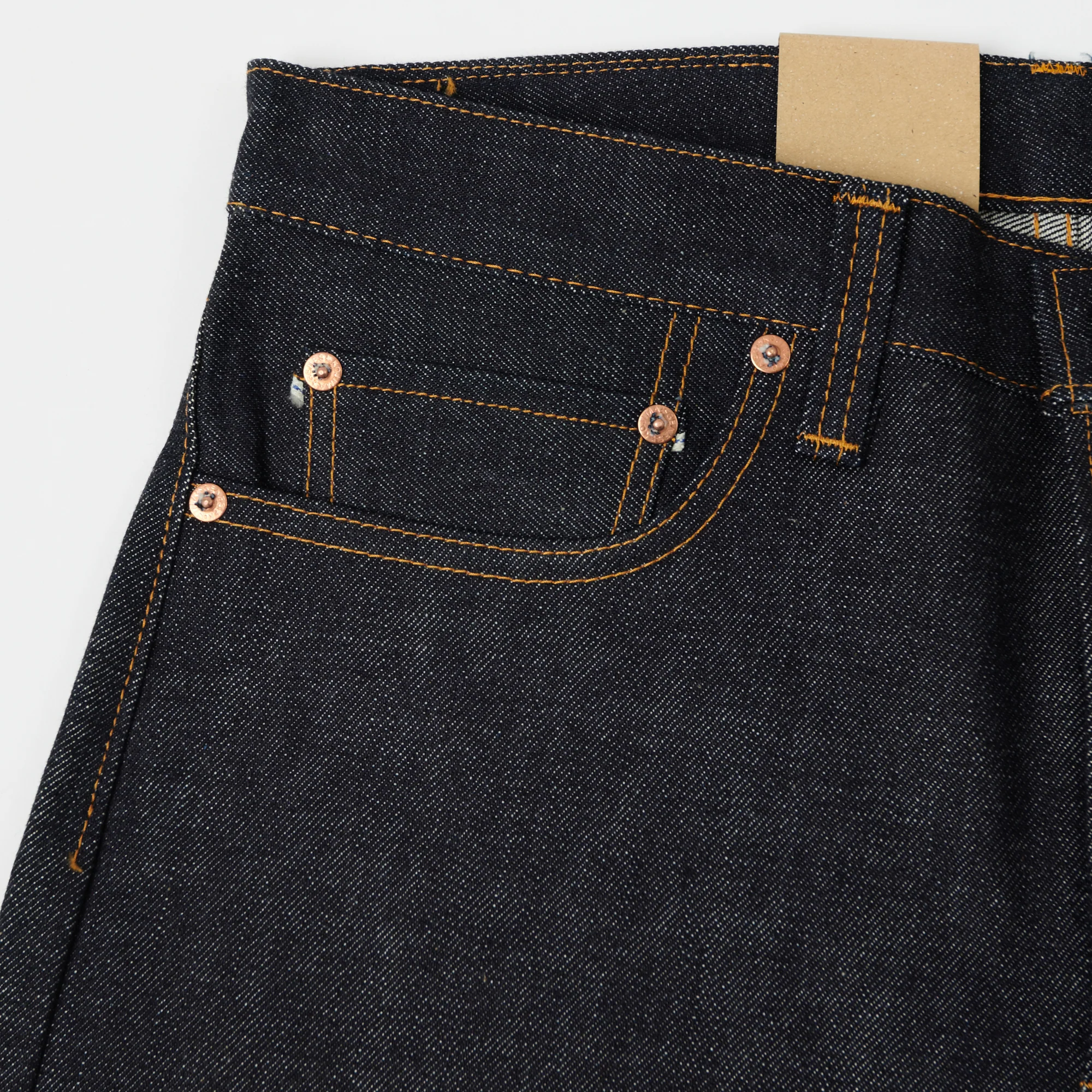 Kojima Genes RNB-1080M 18oz Slim Tapered Jean - Raw - Image 6