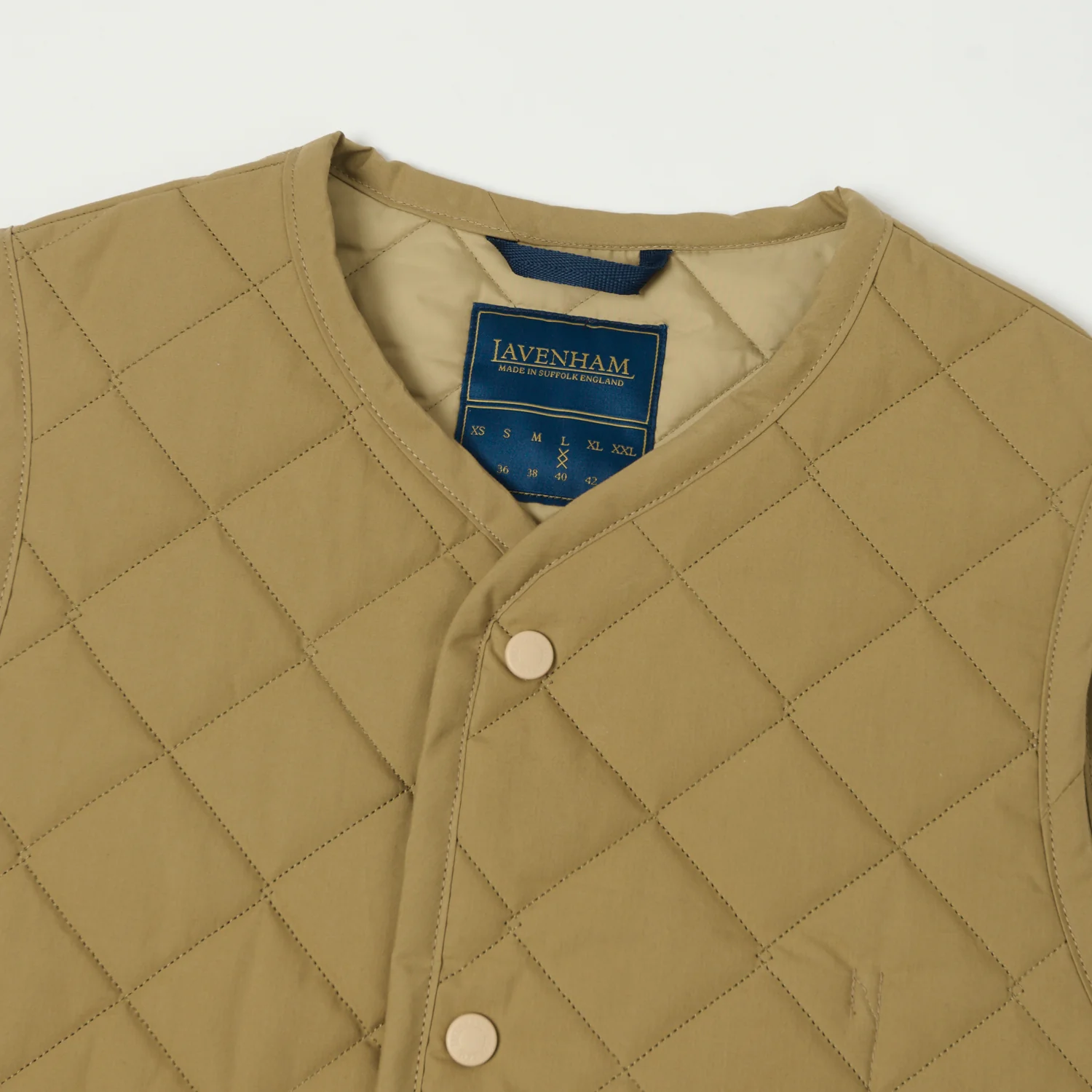 Lavenham Thornham Gilet - Dark Tan - Image 2