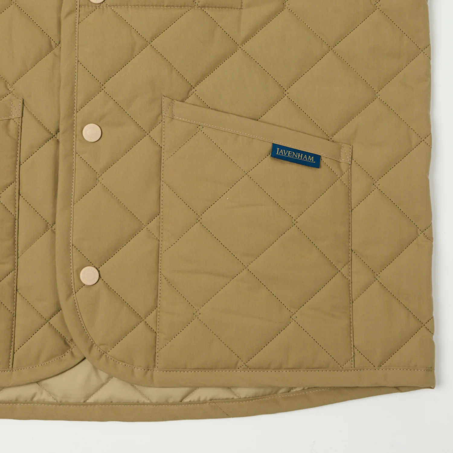 Lavenham Thornham Gilet - Dark Tan - Image 3