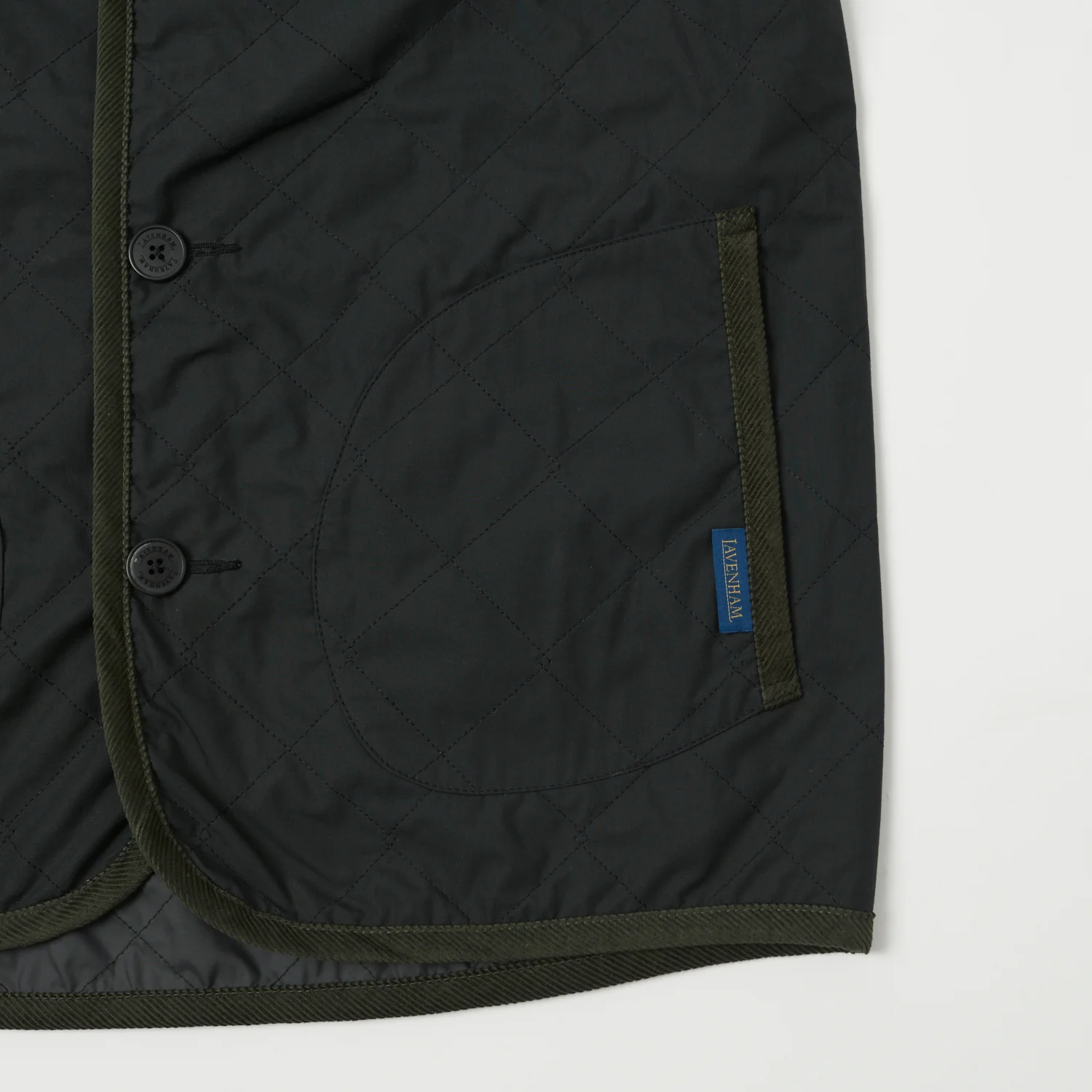 Lavenham Unwadded Gilet - Black - Image 3