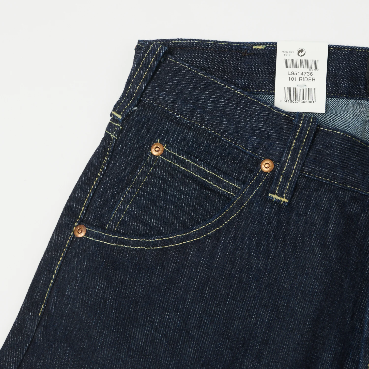 Lee 101 Rider Slim Straight Jean - One Wash - Image 5