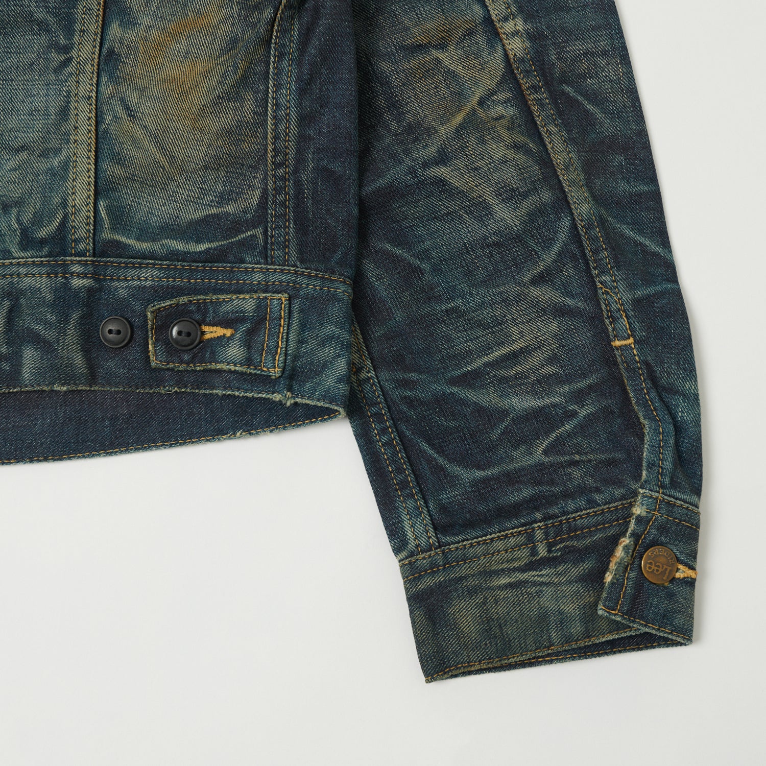 Lee Archives 1946 'Riders' 101J Denim Jacket - Heavy Wash - Image 4
