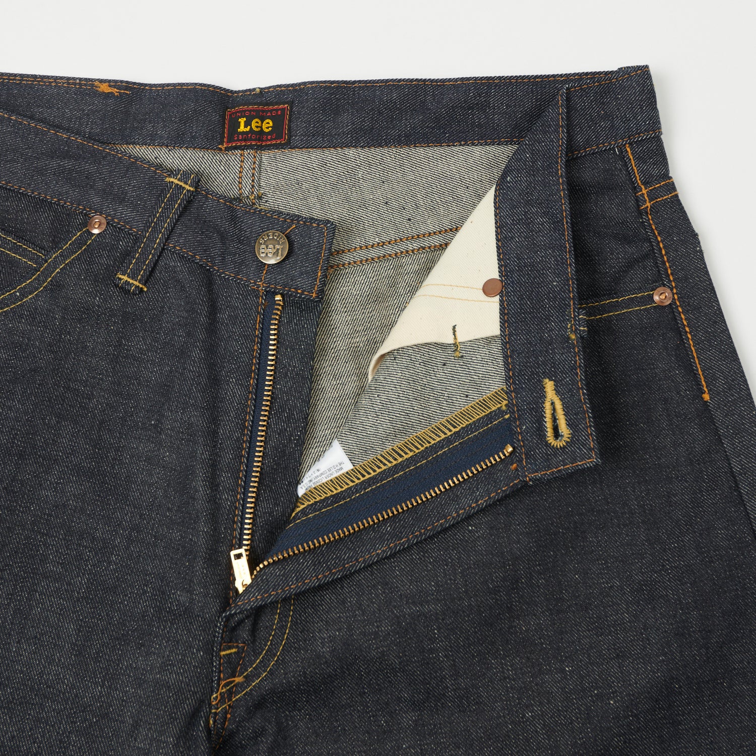 Lee Archives 1952 'Riders' 101Z Regular Straight Jean - Raw - Image 4