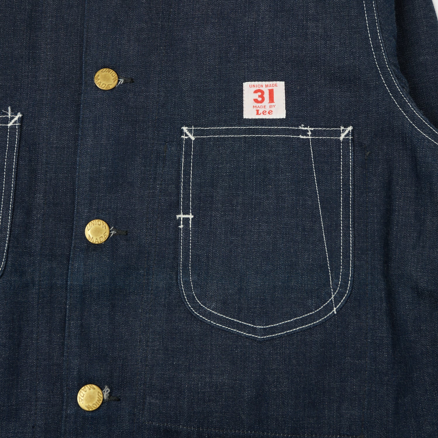 Lee Archives 30s 'Loco' Denim Coverall Jacket - Raw - Image 3