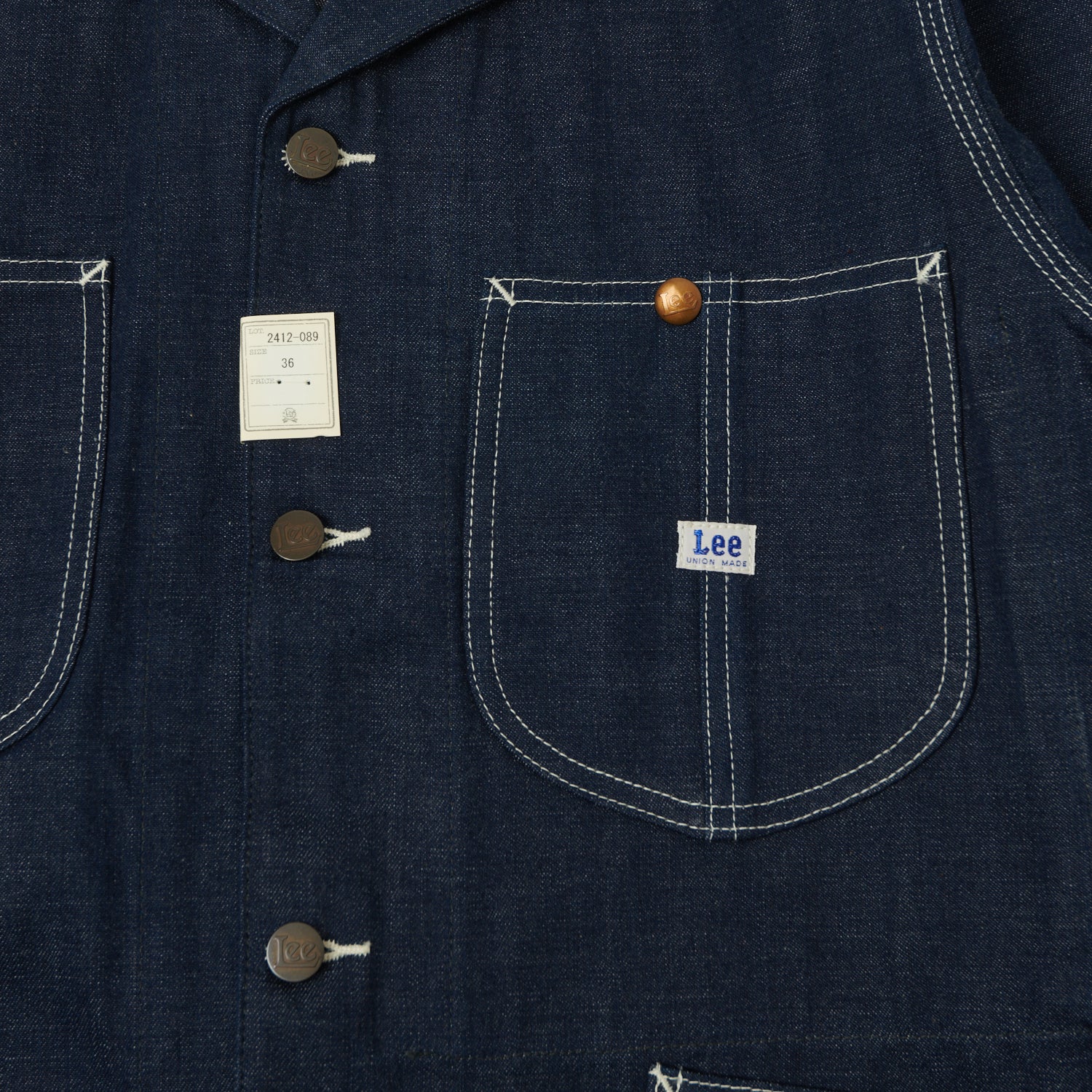 Lee Archives 1949 'Loco' Denim Coverall Jacket - Raw - Image 4