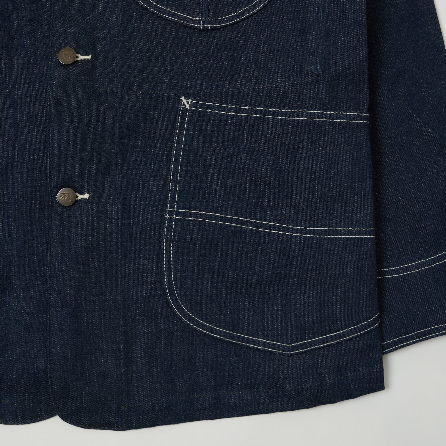 Lee Archives 1949 'Loco' Denim Coverall Jacket - Raw - Image 5