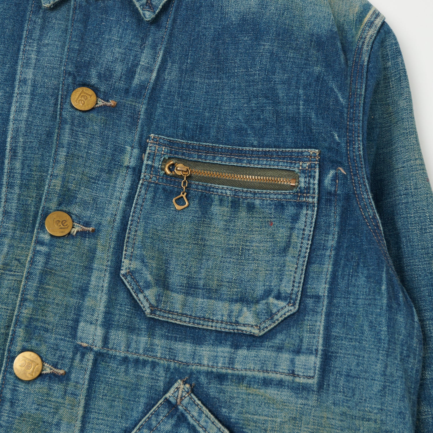 Lee Archives 191J 'Loco' Denim Jacket - Heavy Wash - Image 3