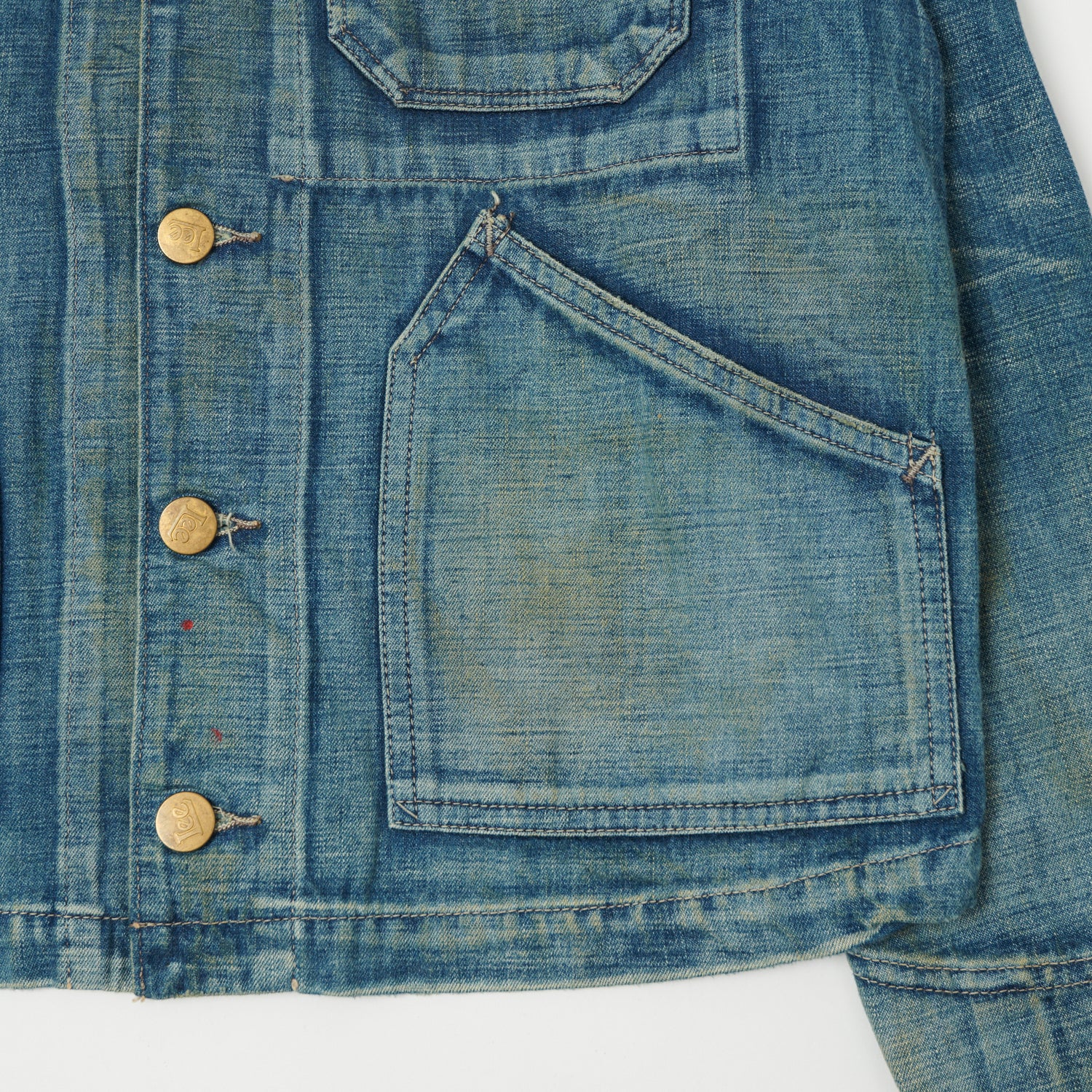 Lee Archives 191J 'Loco' Denim Jacket - Heavy Wash - Image 4