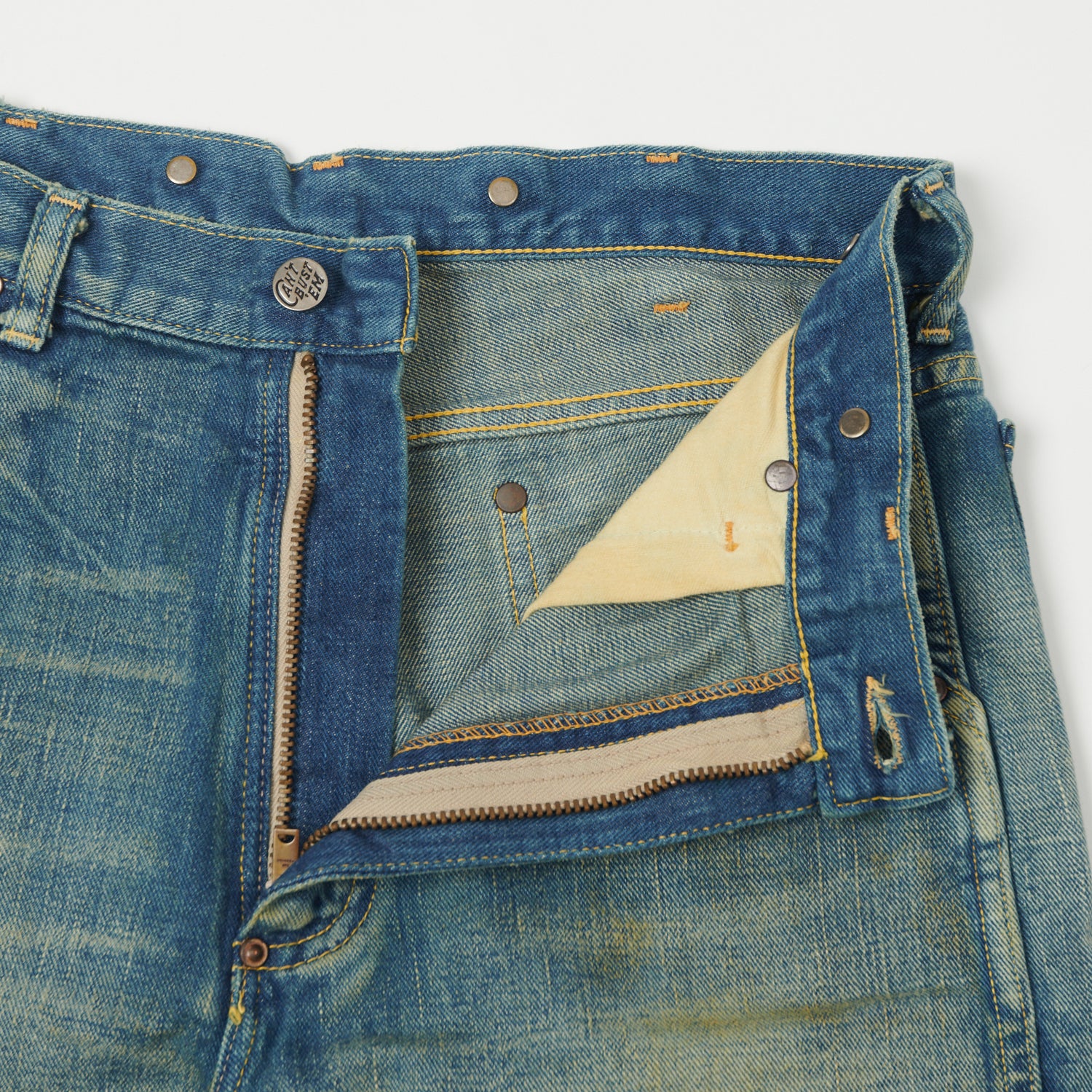 Lee Archives 'Can't Bust 'Em' 77 Logger Regular Straight Jean - Heavy Wash - Image 4