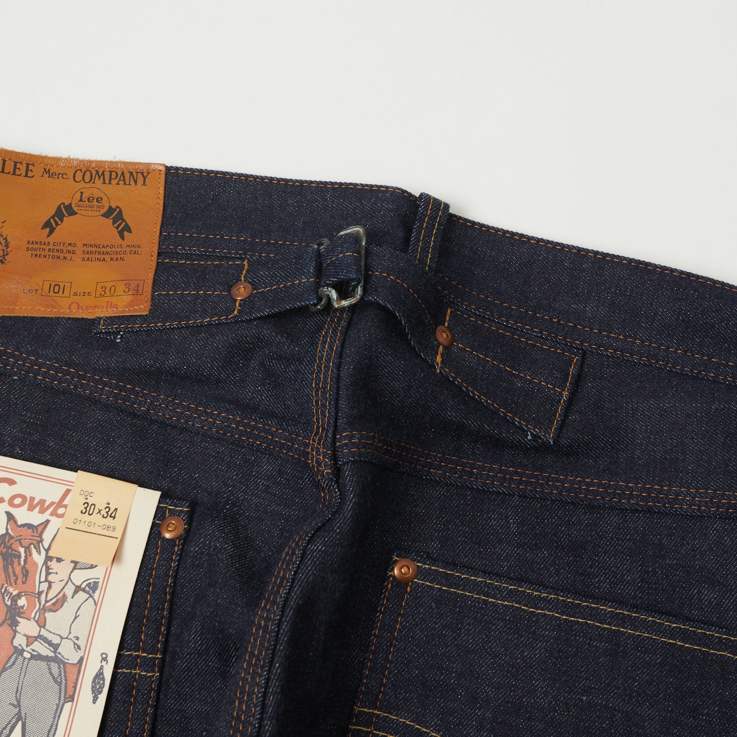 Lee Archives 'Cowboy' 101 Jeans - Raw - Image 5