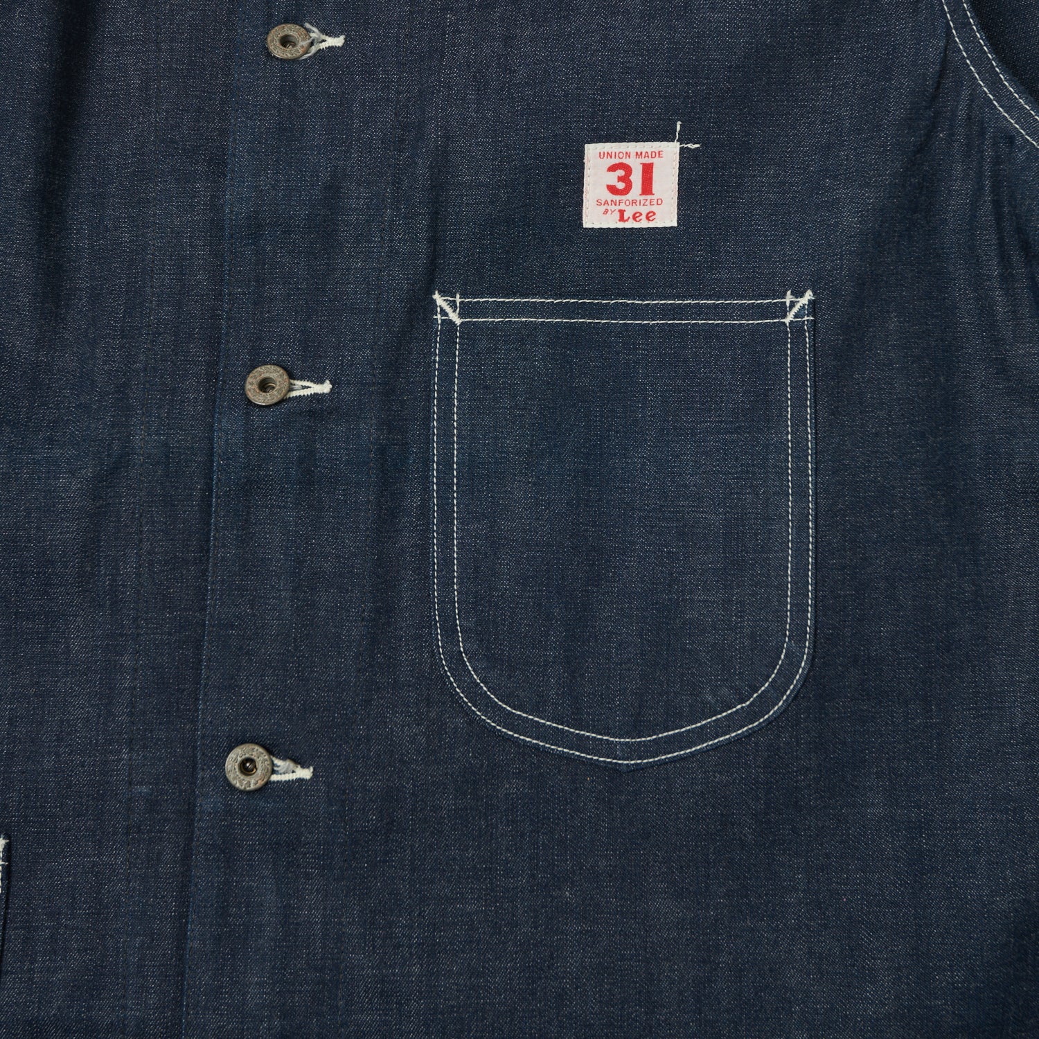 Lee Archives WWII 'Loco' Denim Coverall Jacket - Raw - Image 3