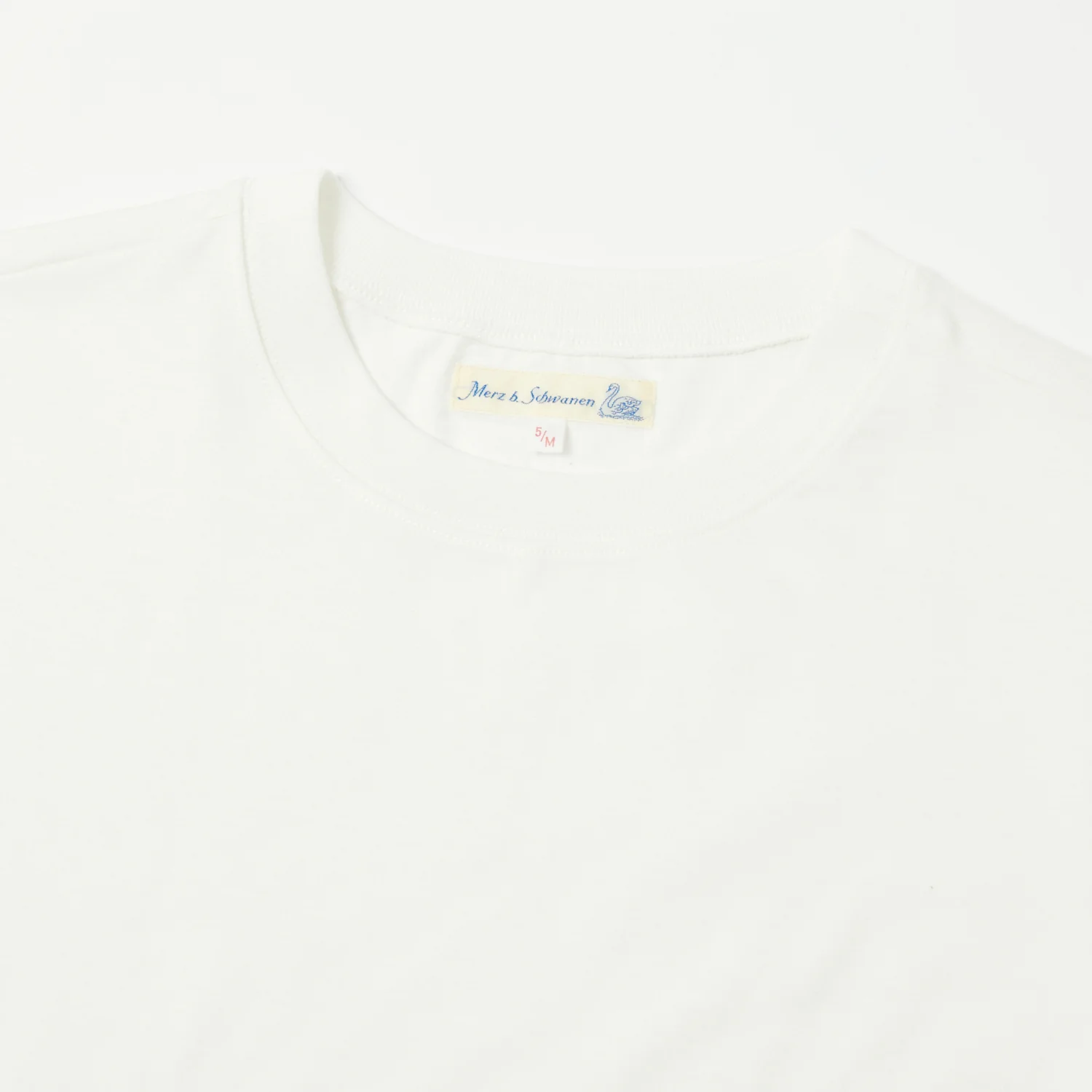 Merz b. Schwanen 1940s Relaxed Lightweight T-Shirt - White - Image 2