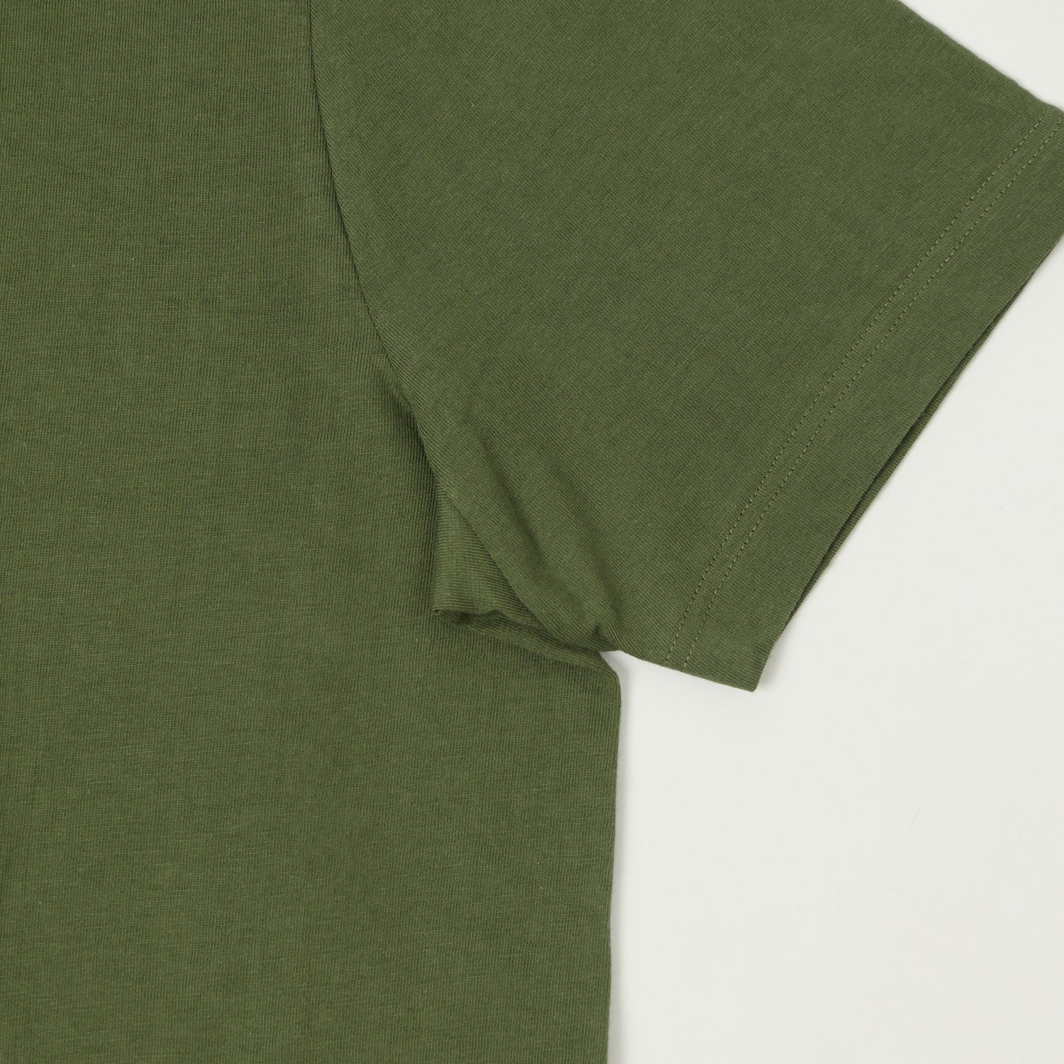 Merz b. Schwanen 1950s Classic Lightweight T-Shirt - Army - Image 3