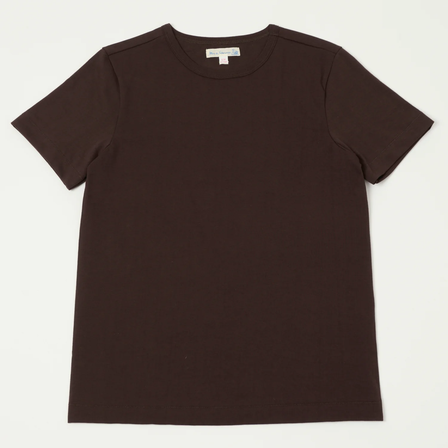 Merz b. Schwanen 1950s Classic Lightweight T-Shirt - Coffee