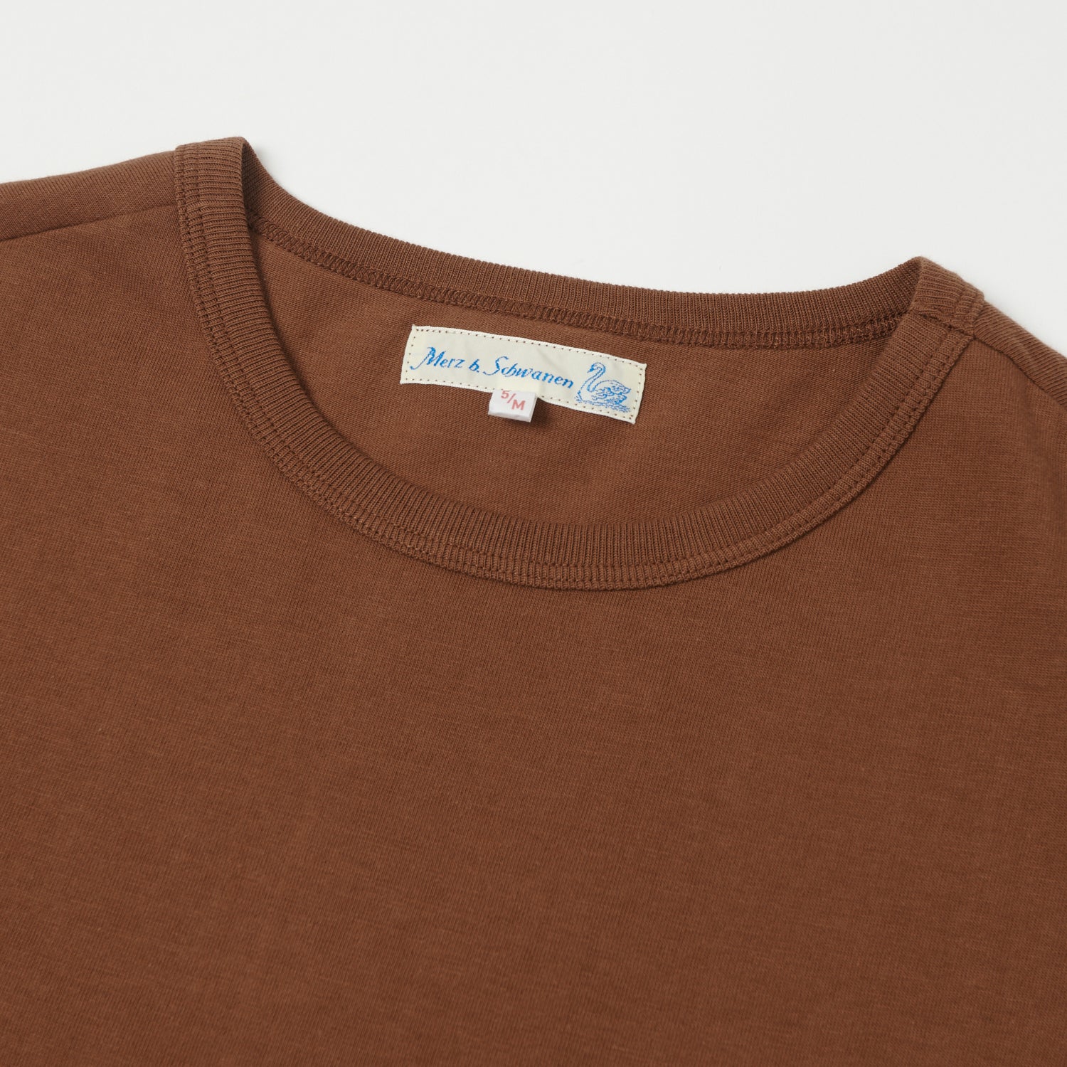 Merz b. Schwanen 1950s Classic Lightweight T-Shirt - Tan - Image 2