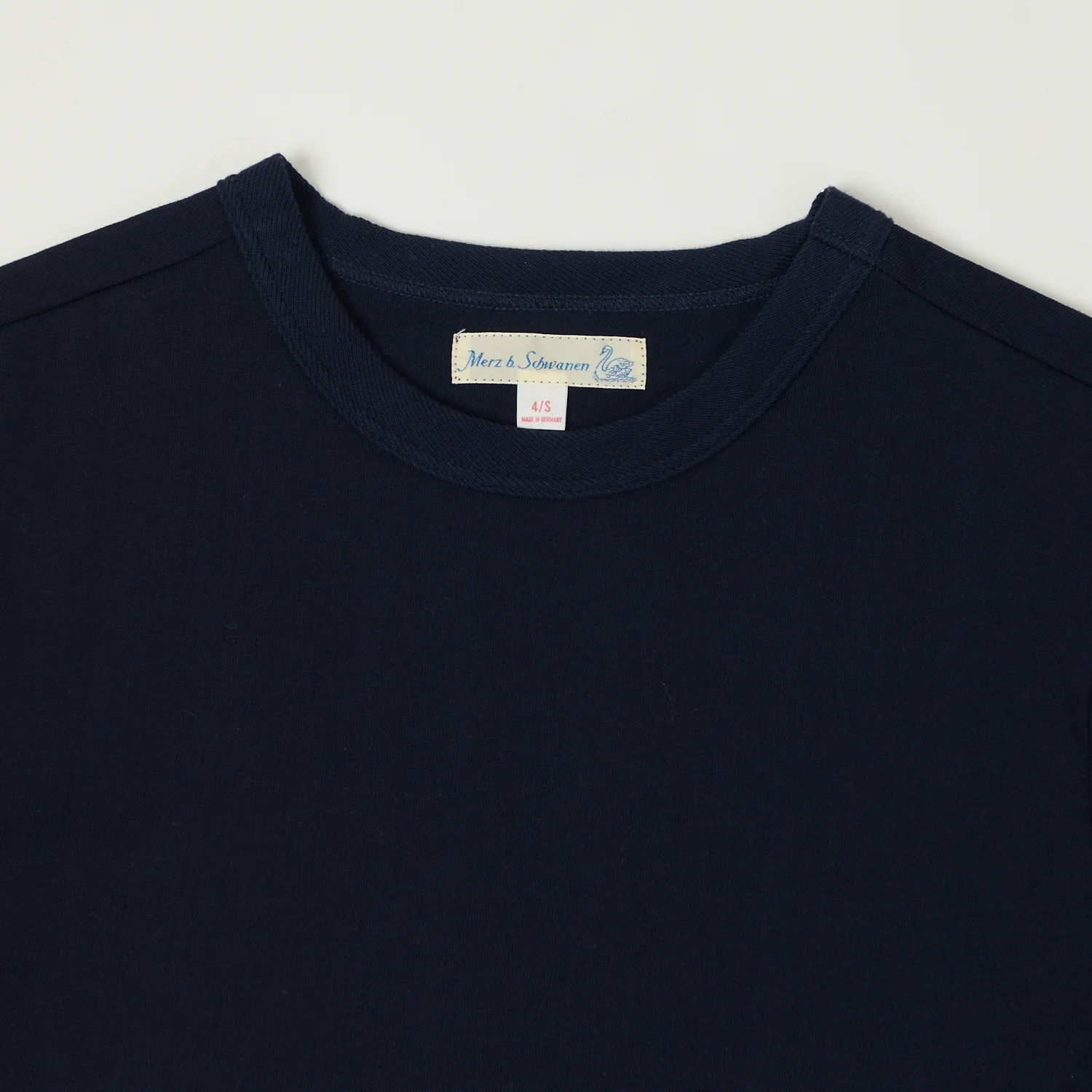 Merz b. Schwanen 214 Relaxed T-Shirt - Ink Blue - Image 2