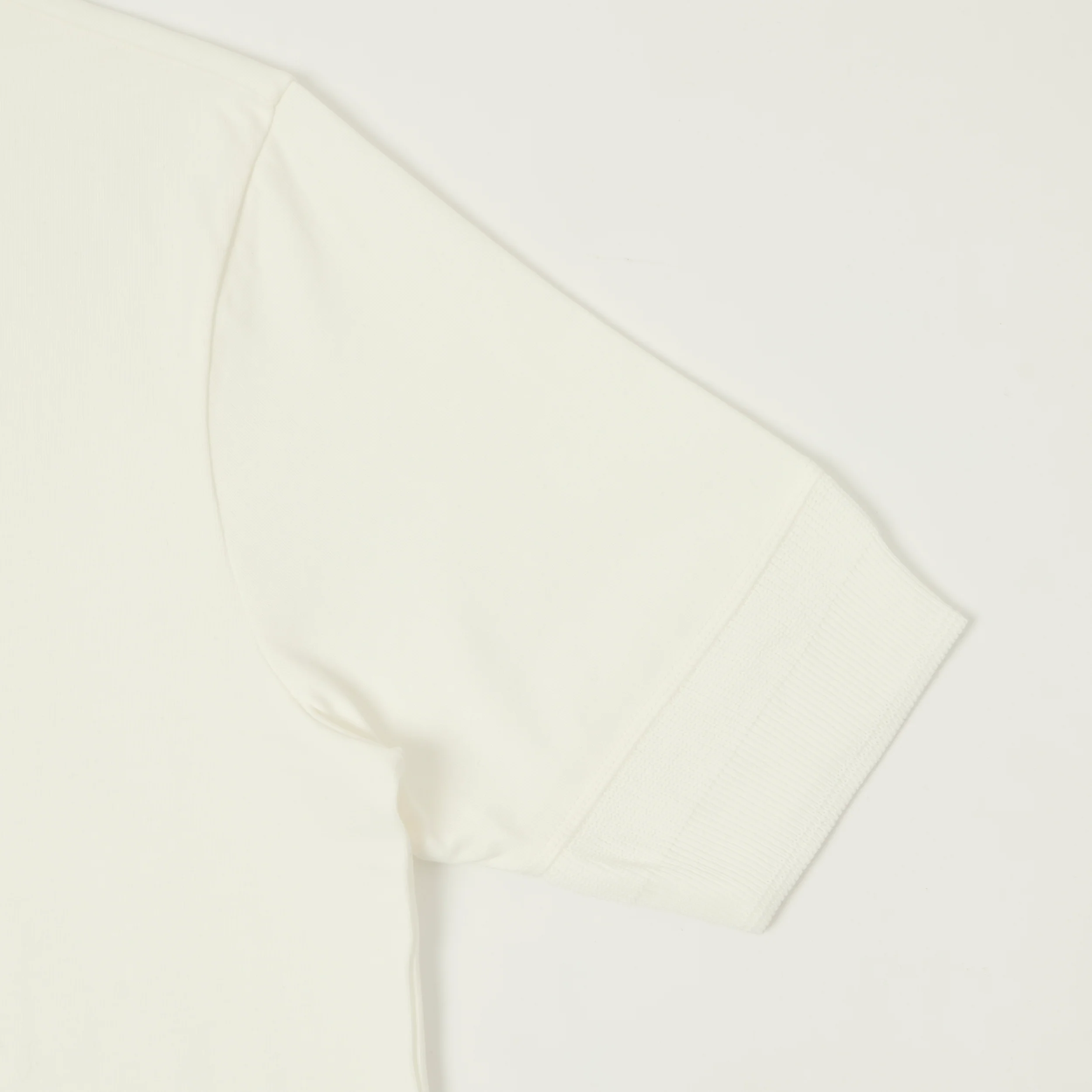 Merz b. Schwanen 2M07 Short Sleeve Henley - White - Image 4