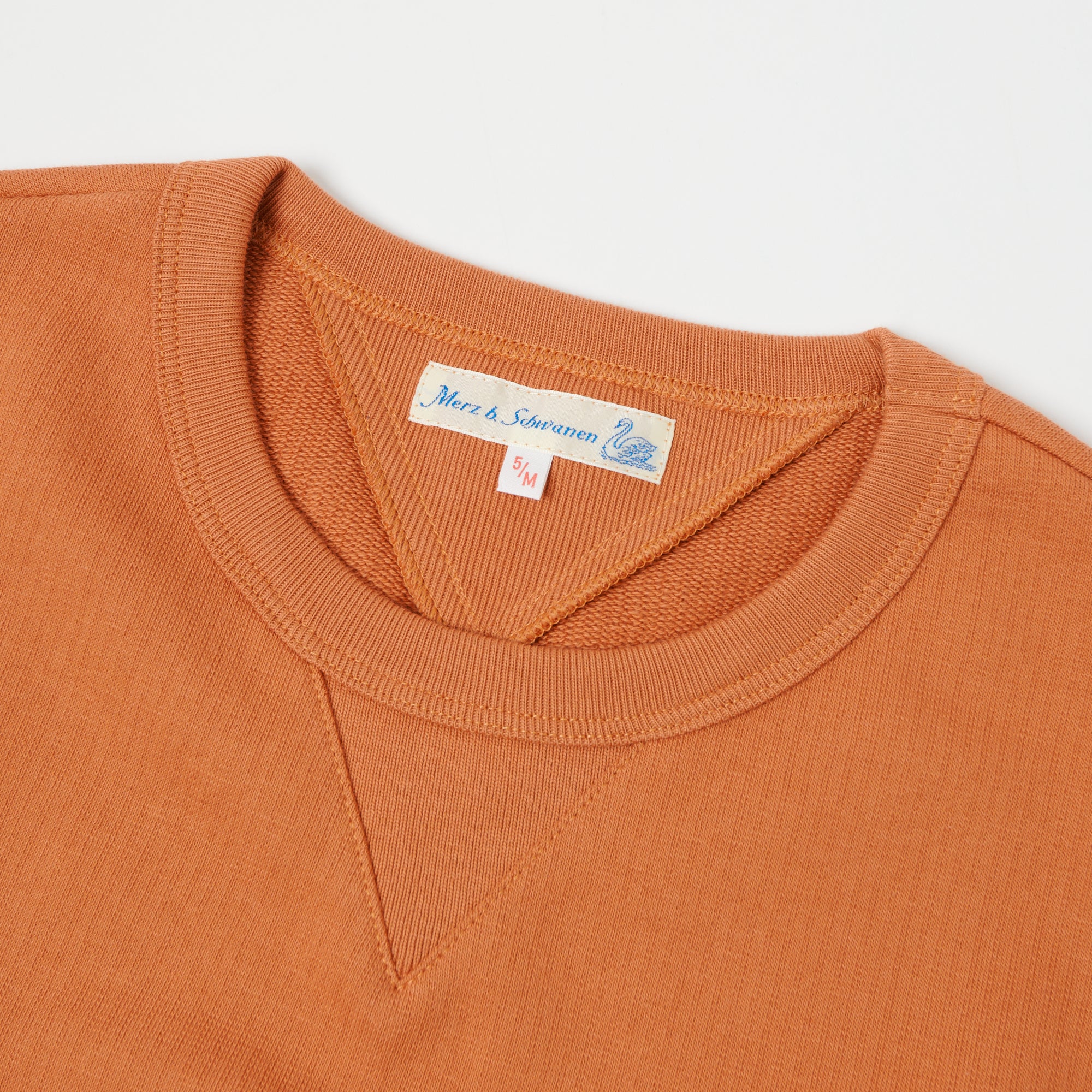 Merz b. Schwanen 346 Crew Neck Sweatshirt - Sunset - Image 2