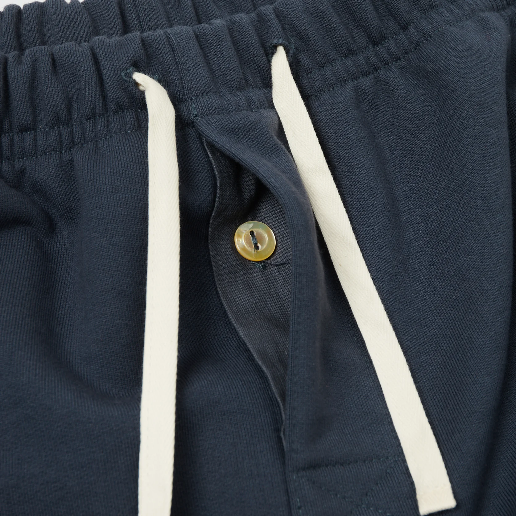 Merz b. Schwanen 3S50 Open Leg w/ Fly Sweatpant - Dark Navy - Image 2