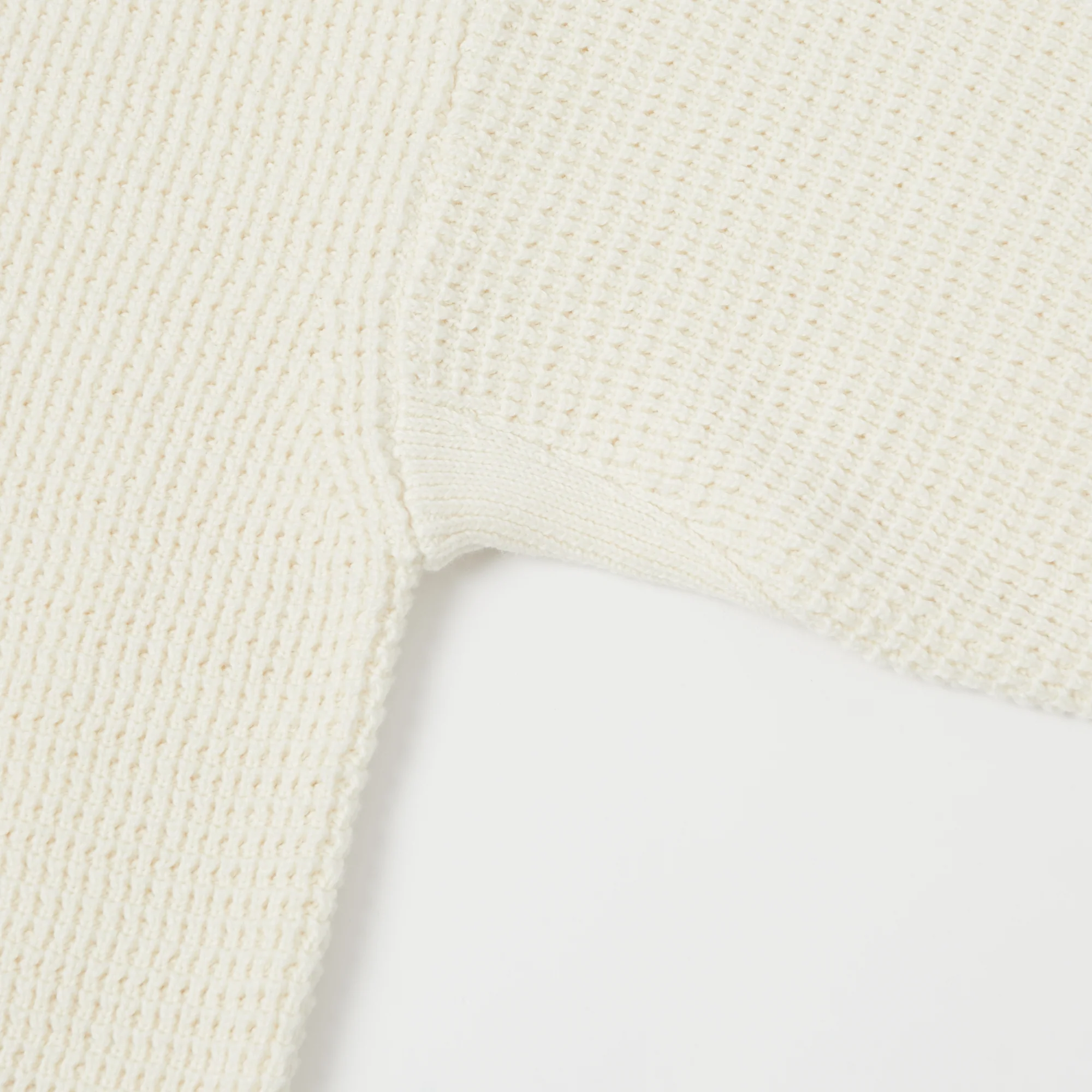 Merz b. Schwanen 'Good Basics' Waffle Knit Pullover - Nature - Image 5
