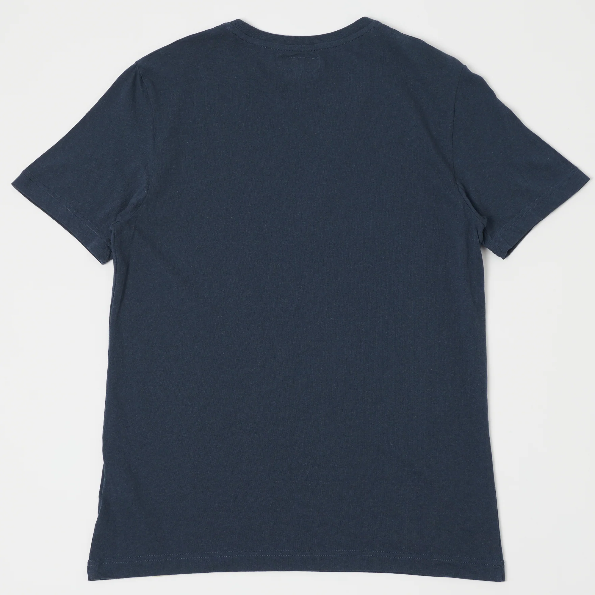 Merz b. Schwanen 'Good Basics' Vintage Wash T-Shirt - Denim Blue - Image 3