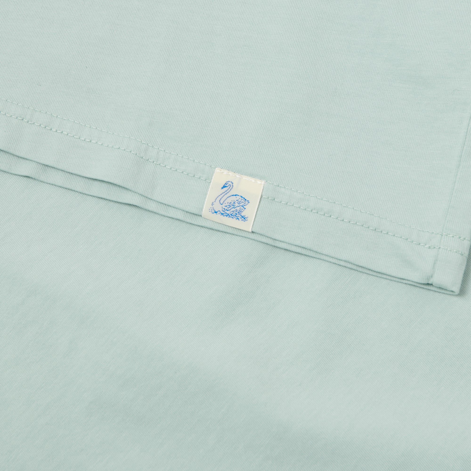 Merz b. Schwanen 'Good Basics' Vintage Wash T-Shirt - Ice - Image 5