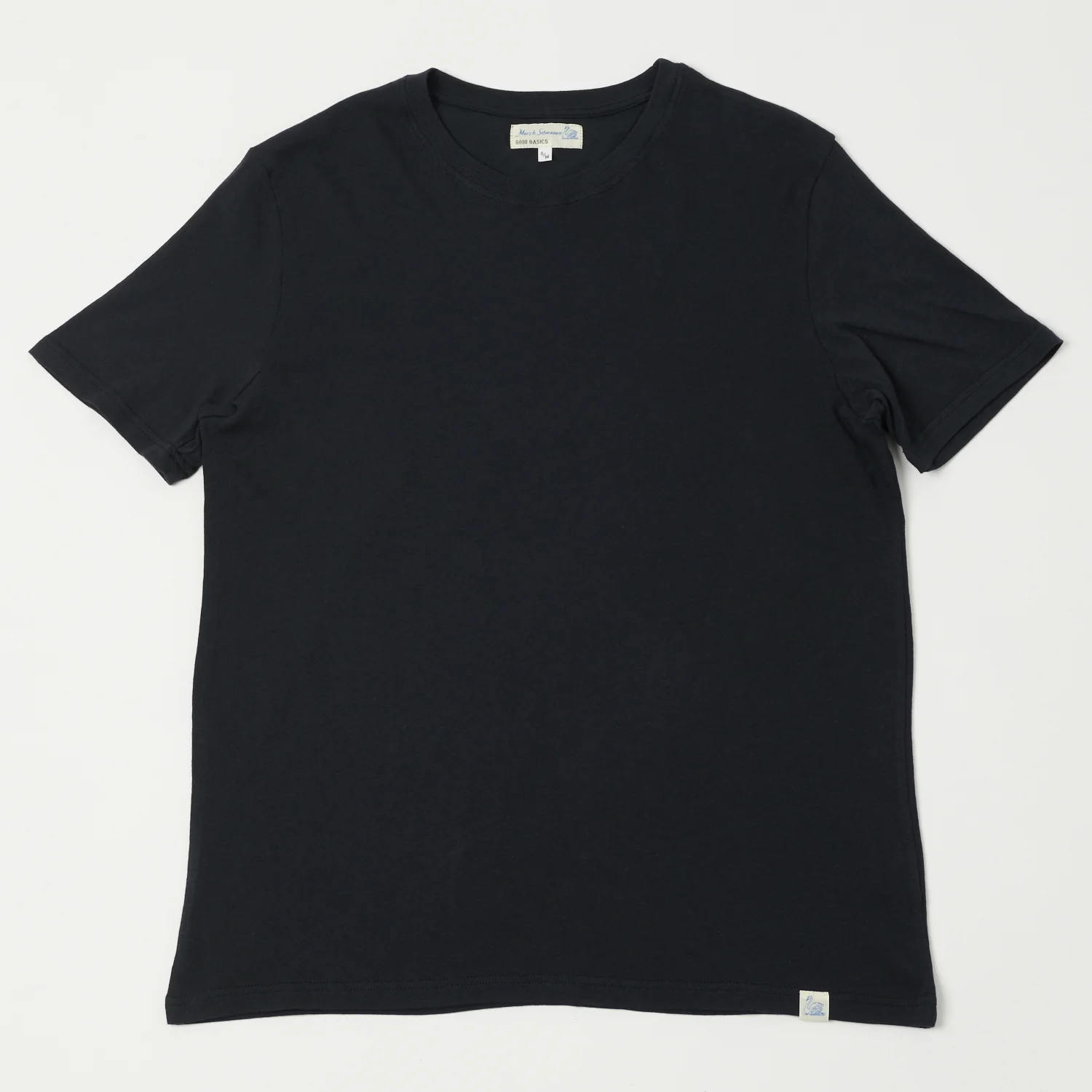 Merz b. Schwanen 'Good Basics' Vintage Wash T-Shirt - Charcoal