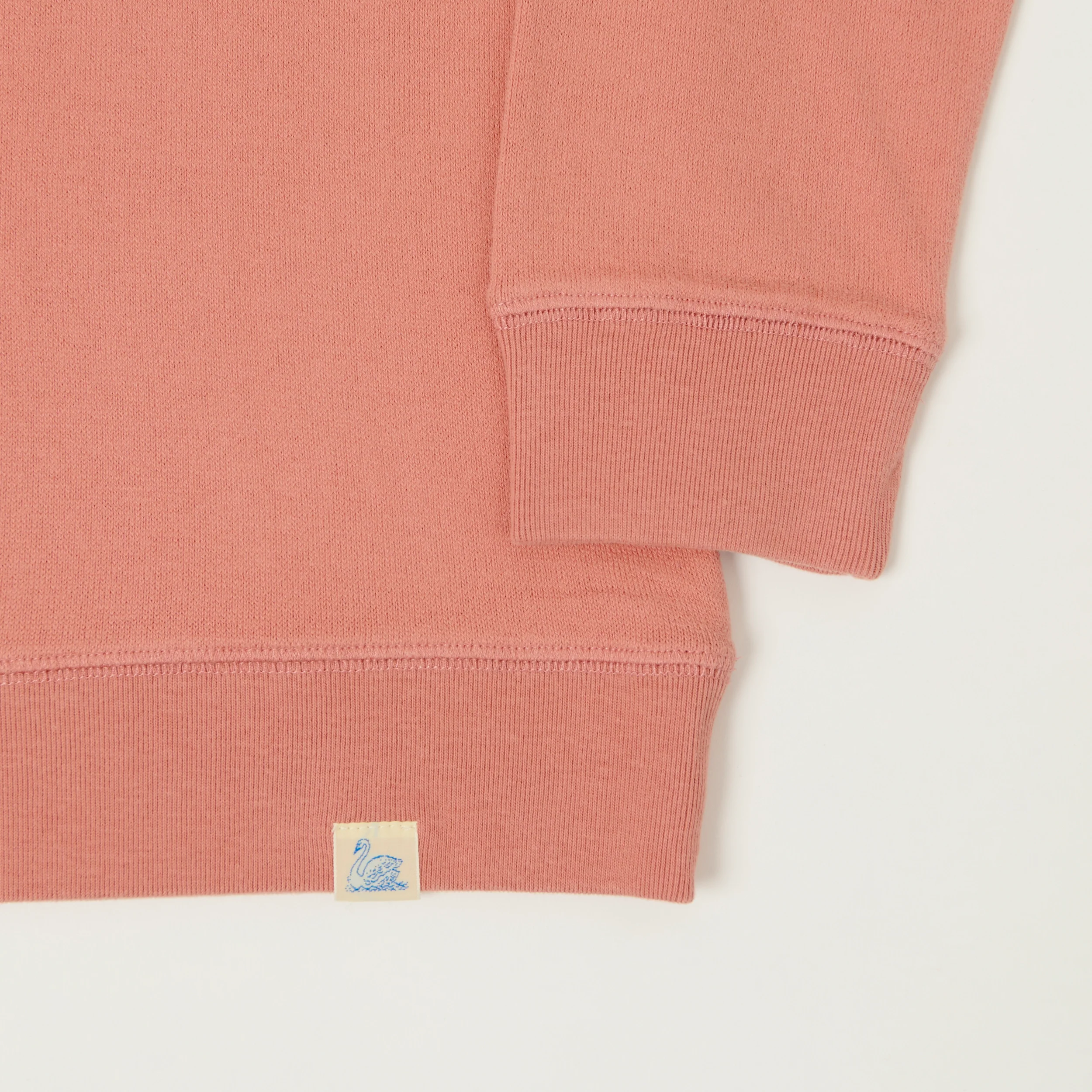 Merz b. Schwanen 'Good Basics' Organic Cotton Sweatshirt - Rosewood - Image 3