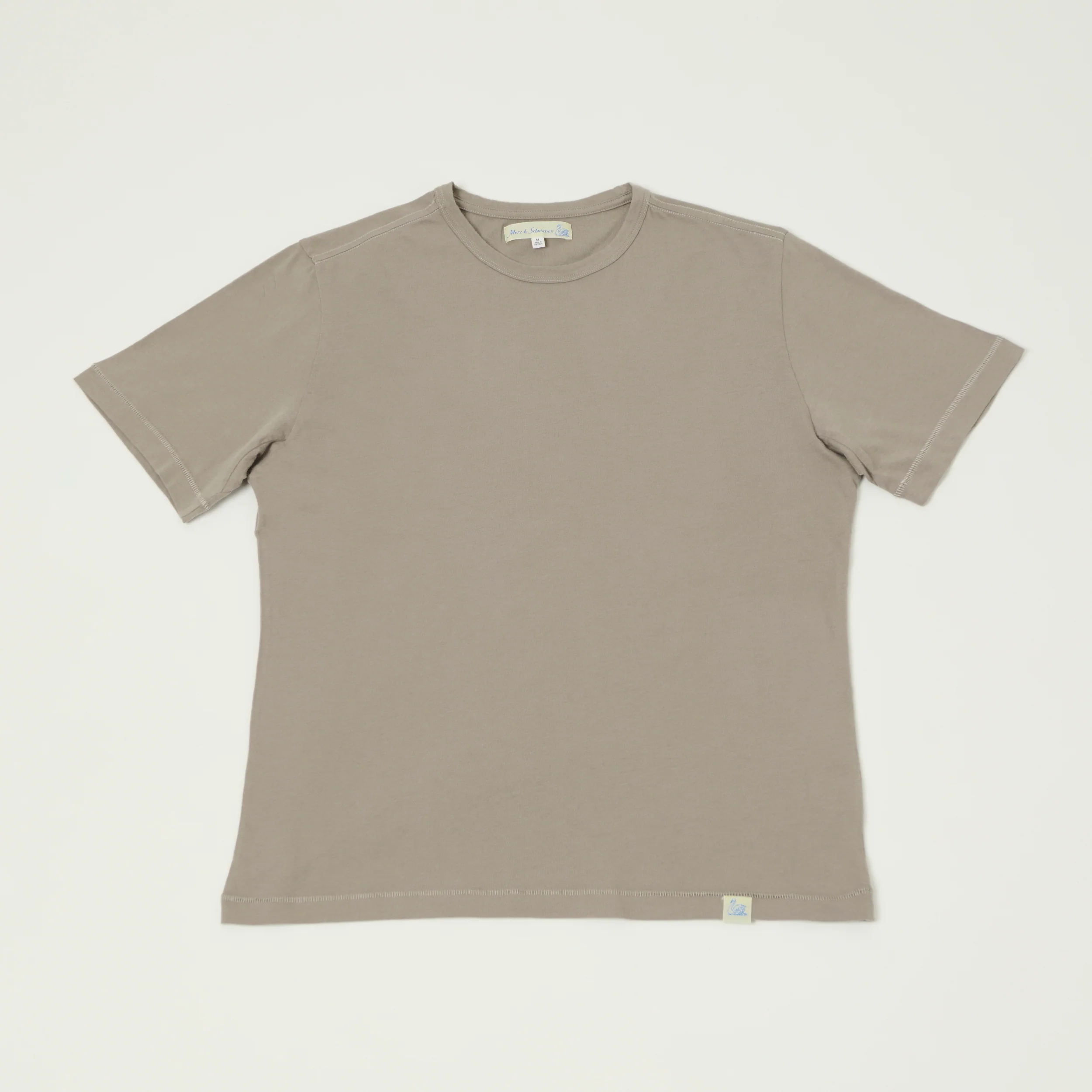 Merz b. Schwanen 'Good Basics' Pima Cotton T-Shirt - Basalt Grey
