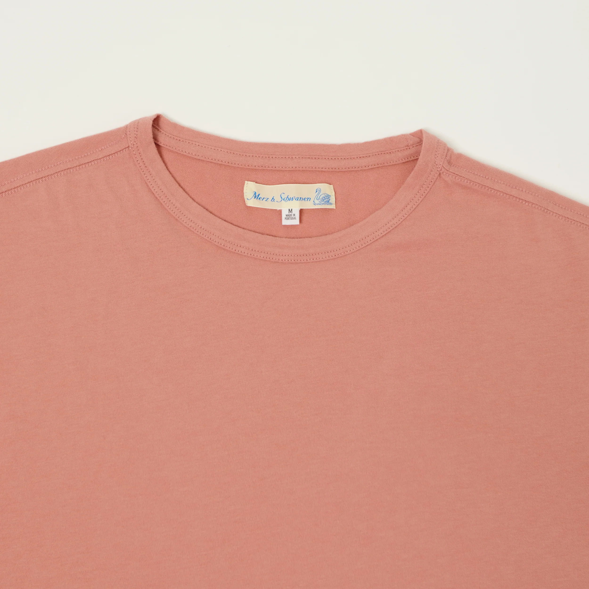 Merz b. Schwanen 'Good Basics' Pima Cotton T-Shirt - Rosewood - Image 2