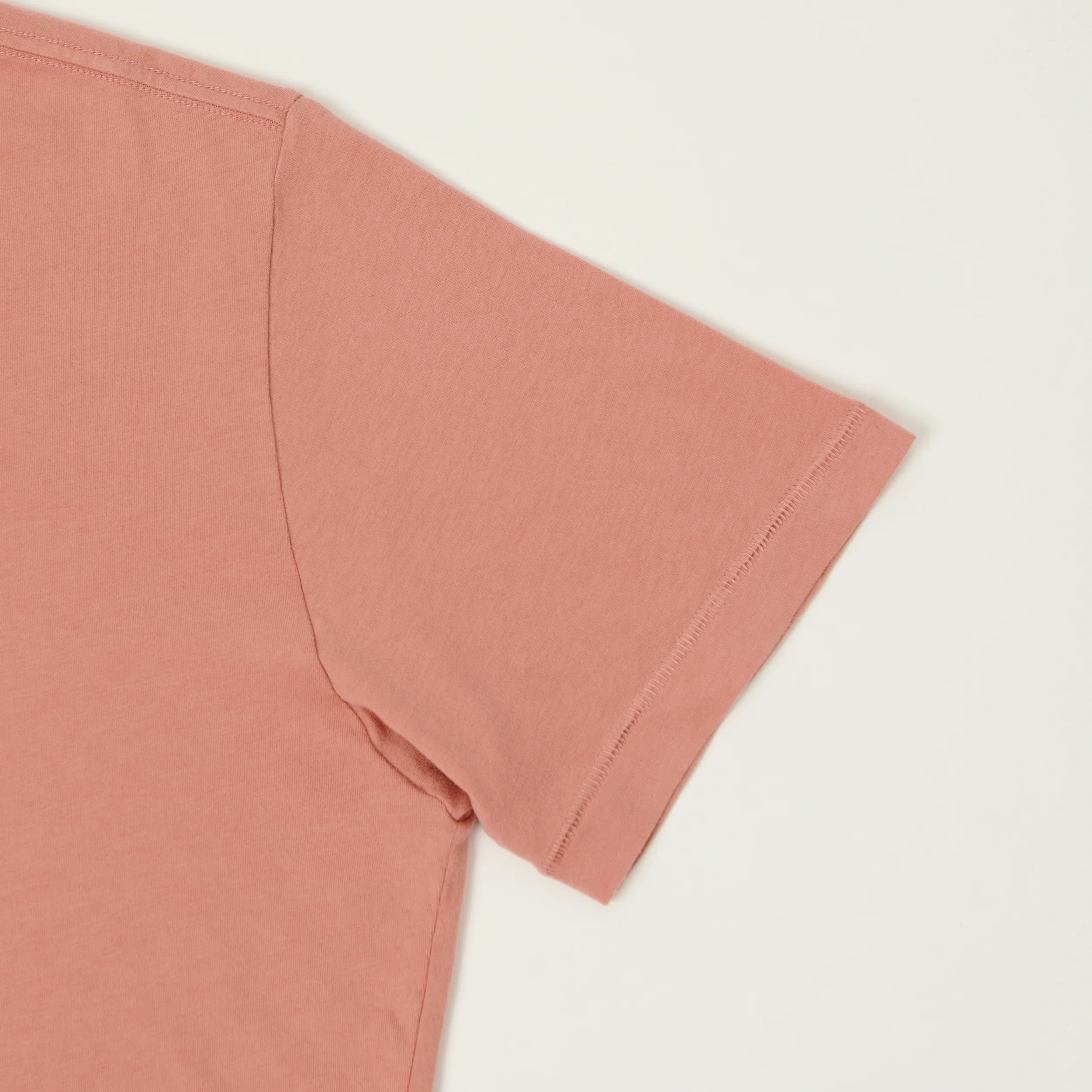 Merz b. Schwanen 'Good Basics' Pima Cotton T-Shirt - Rosewood - Image 3