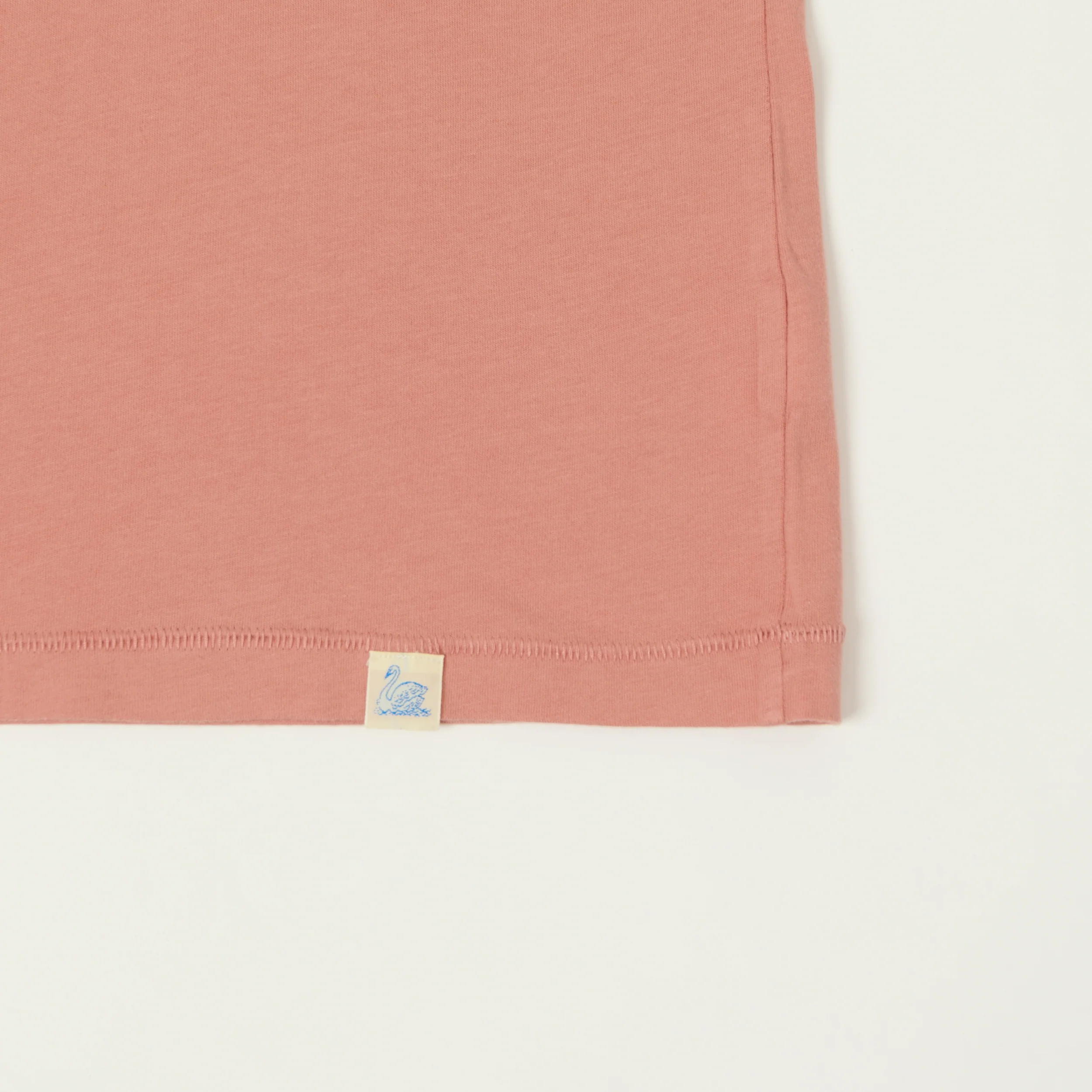Merz b. Schwanen 'Good Basics' Pima Cotton T-Shirt - Rosewood - Image 4