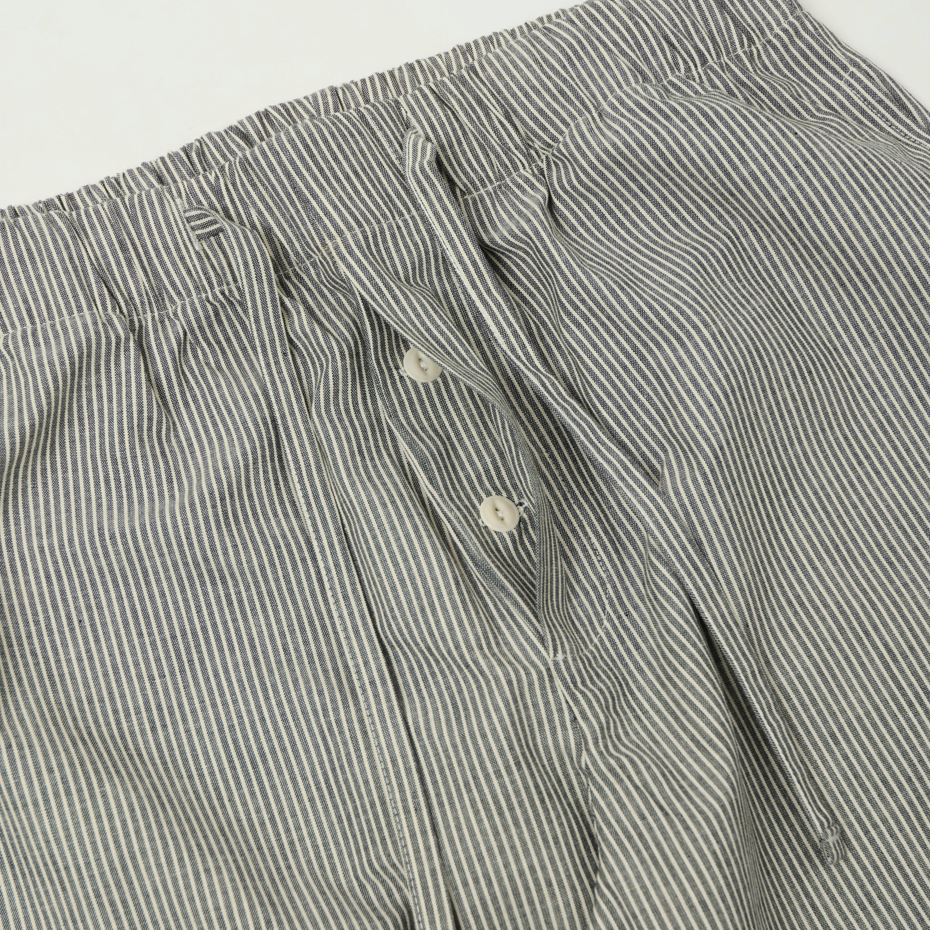 Merz b. Schwanen 'Good Basics' Pyjama Pants - Deep Black/Natural - Image 4