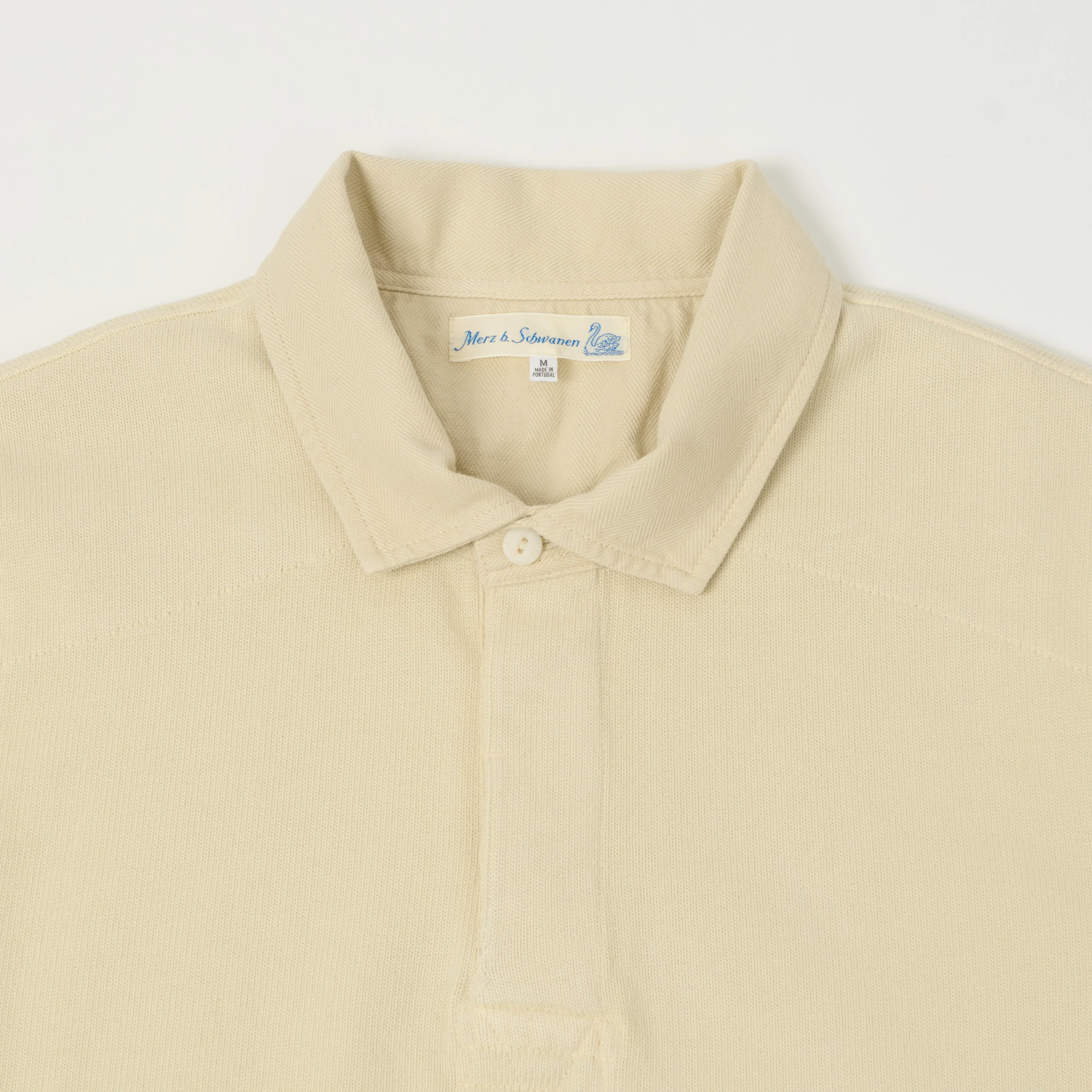 Merz b. Schwanen 'Good Basics' Rugby Shirt - Nature - Image 2