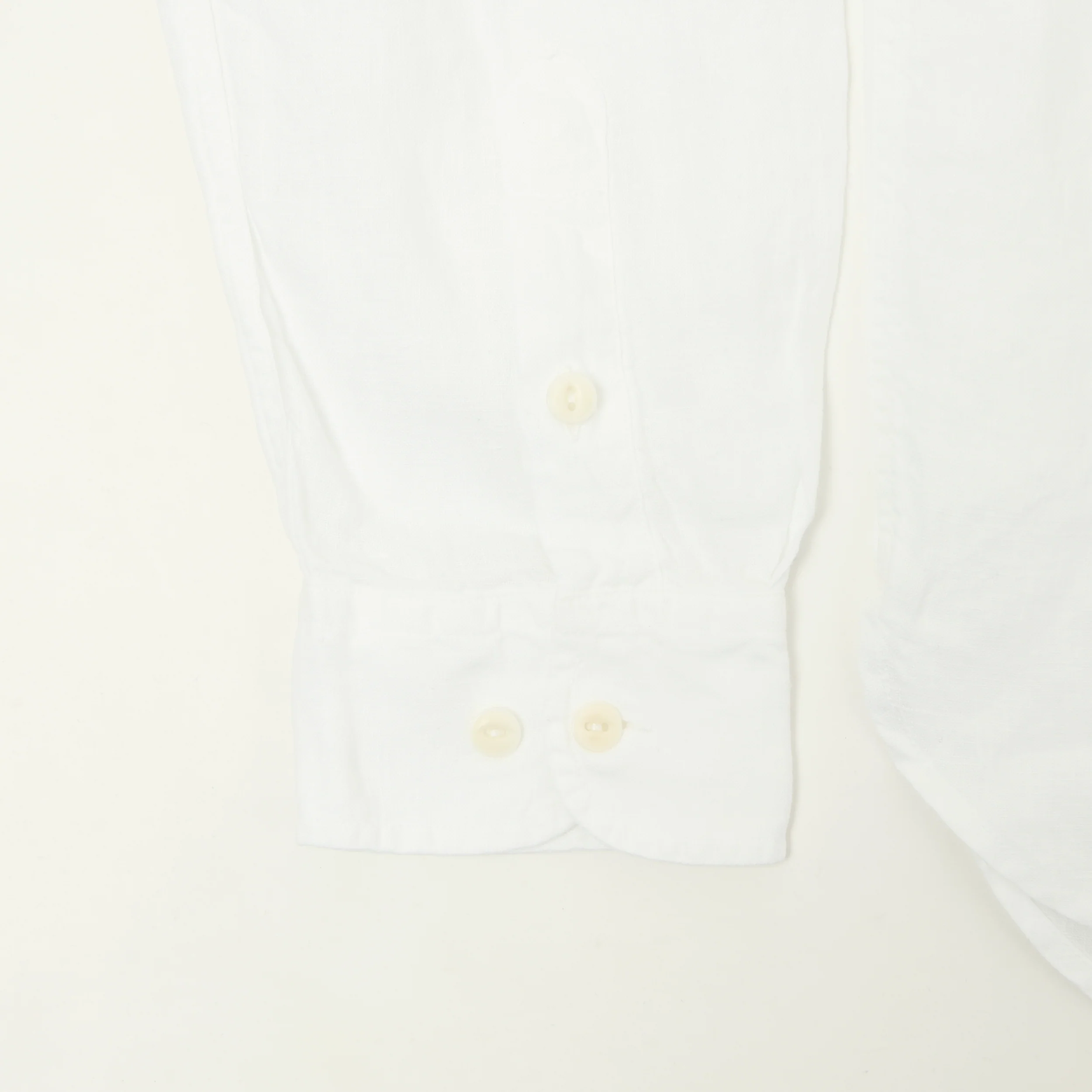 Merz b. Schwanen 'Good Basics' Relaxed Fit Linen Shirt - White - Image 5