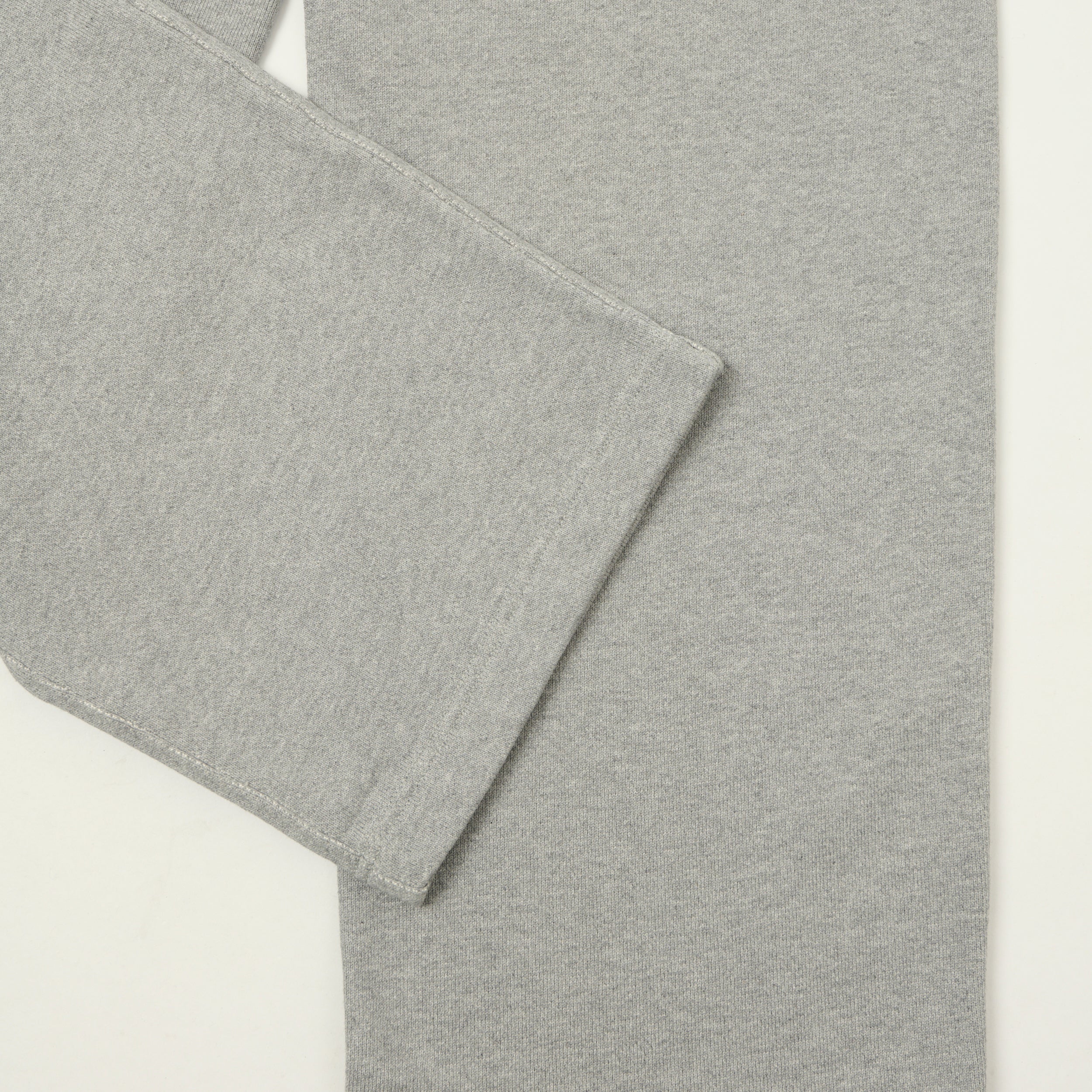 Merz b. Schwanen 'Good Basics' Straight Leg Sweatpants - Grey Melange - Image 5