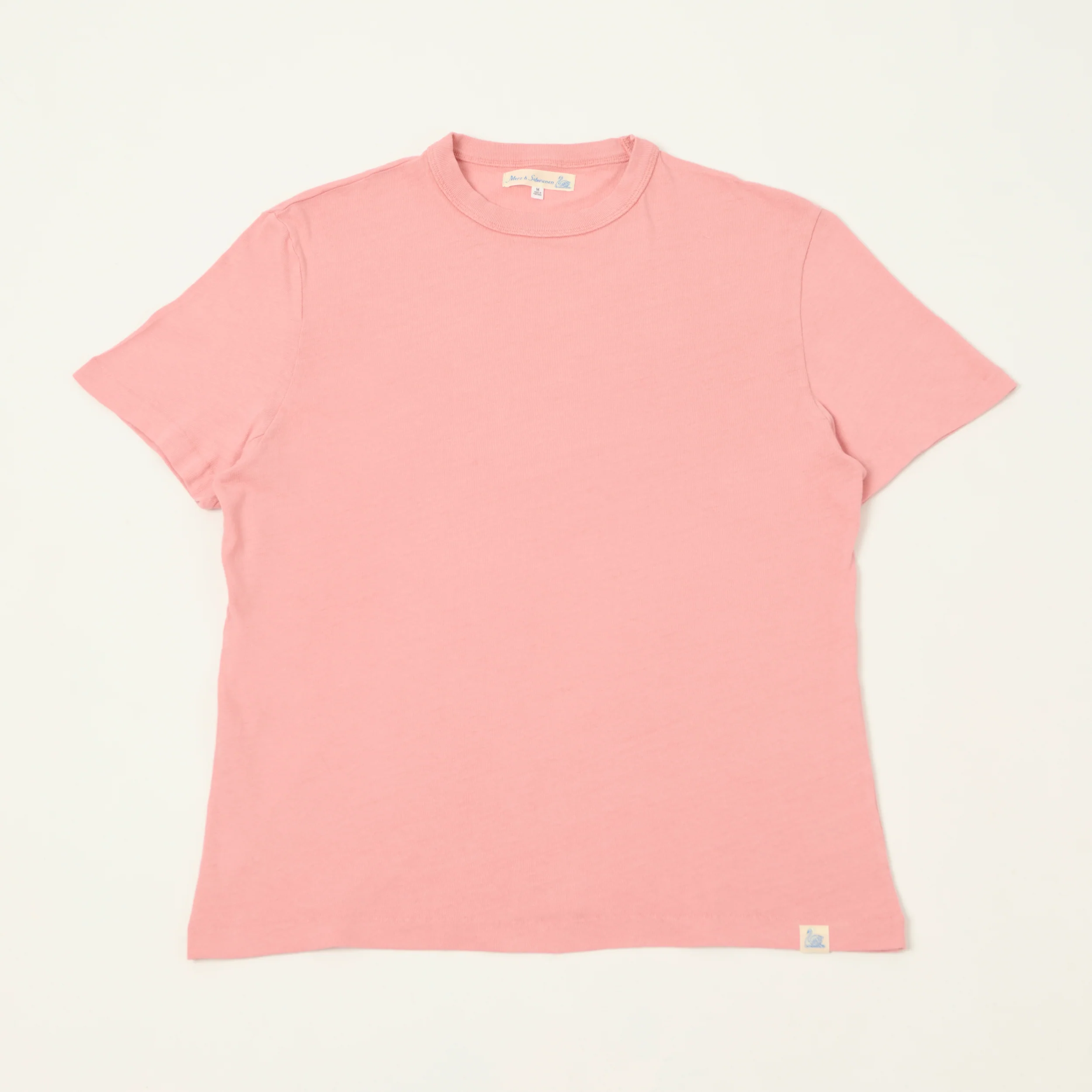 Merz b. Schwanen 'Good Basics' Classic Jersey T-Shirt - Sunset Pink