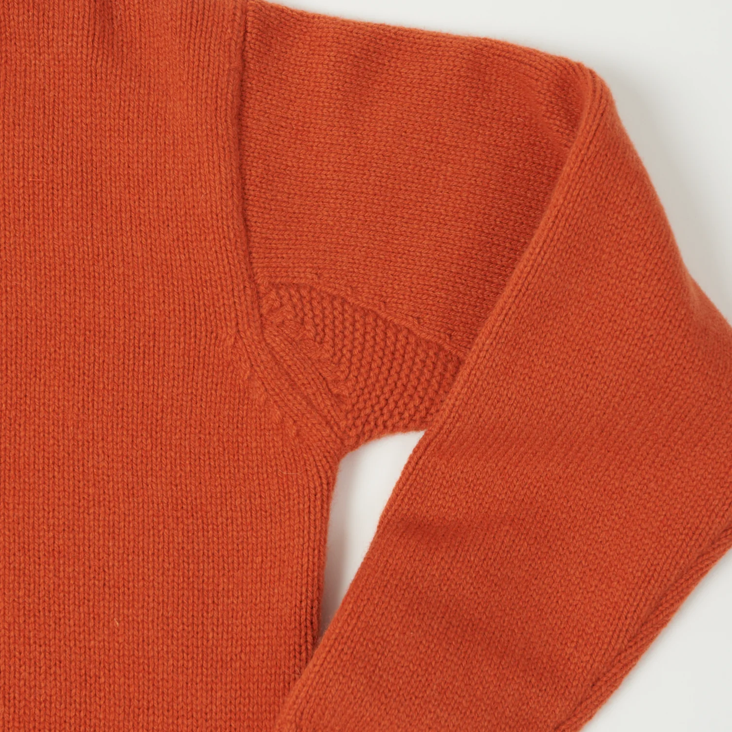 Merz b. Schwanen 'Good Basics' Wool Cashmere Knit Turtleneck - Rust - Image 4