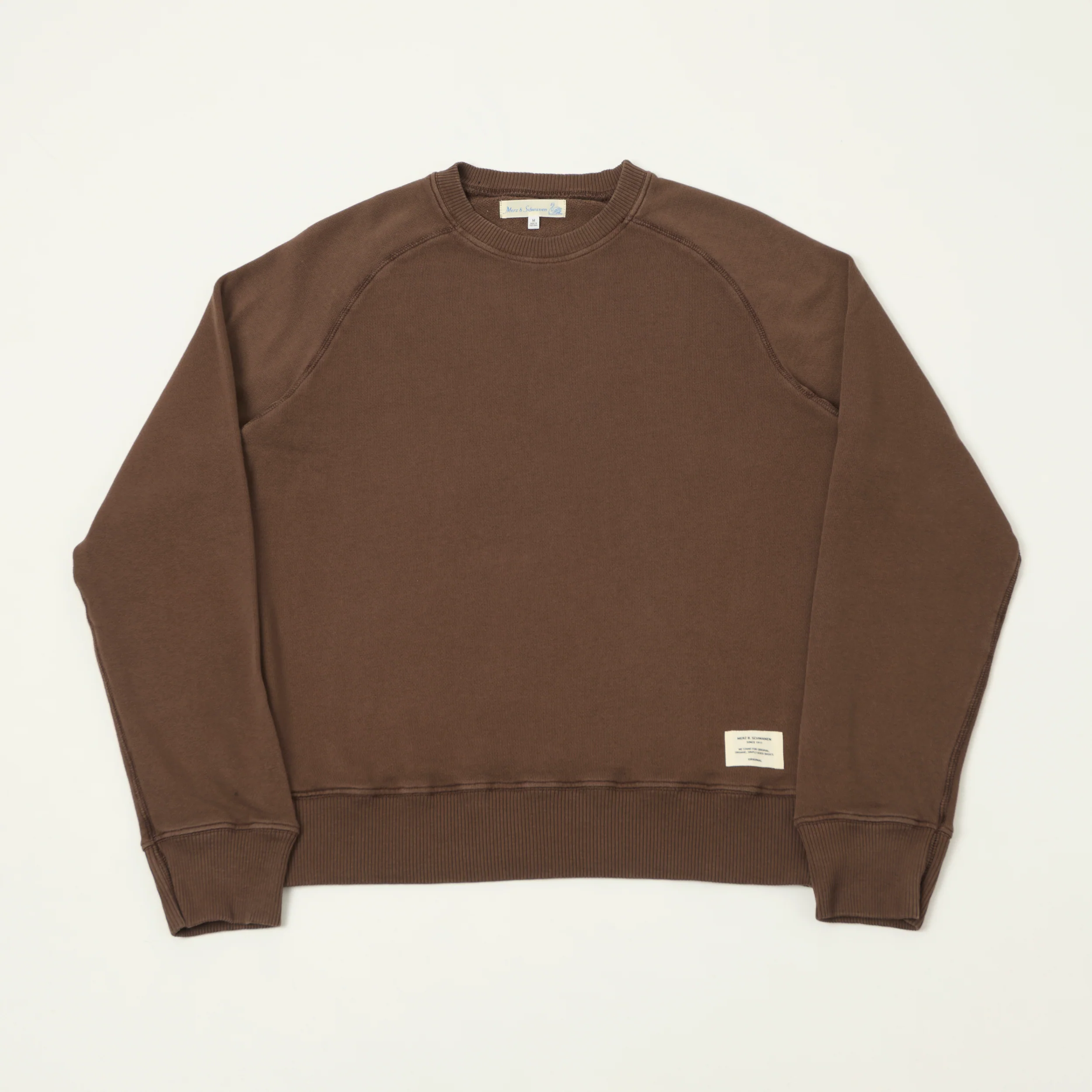 Merz b. Schwanen Raglan Sweatshirt - Chocolate