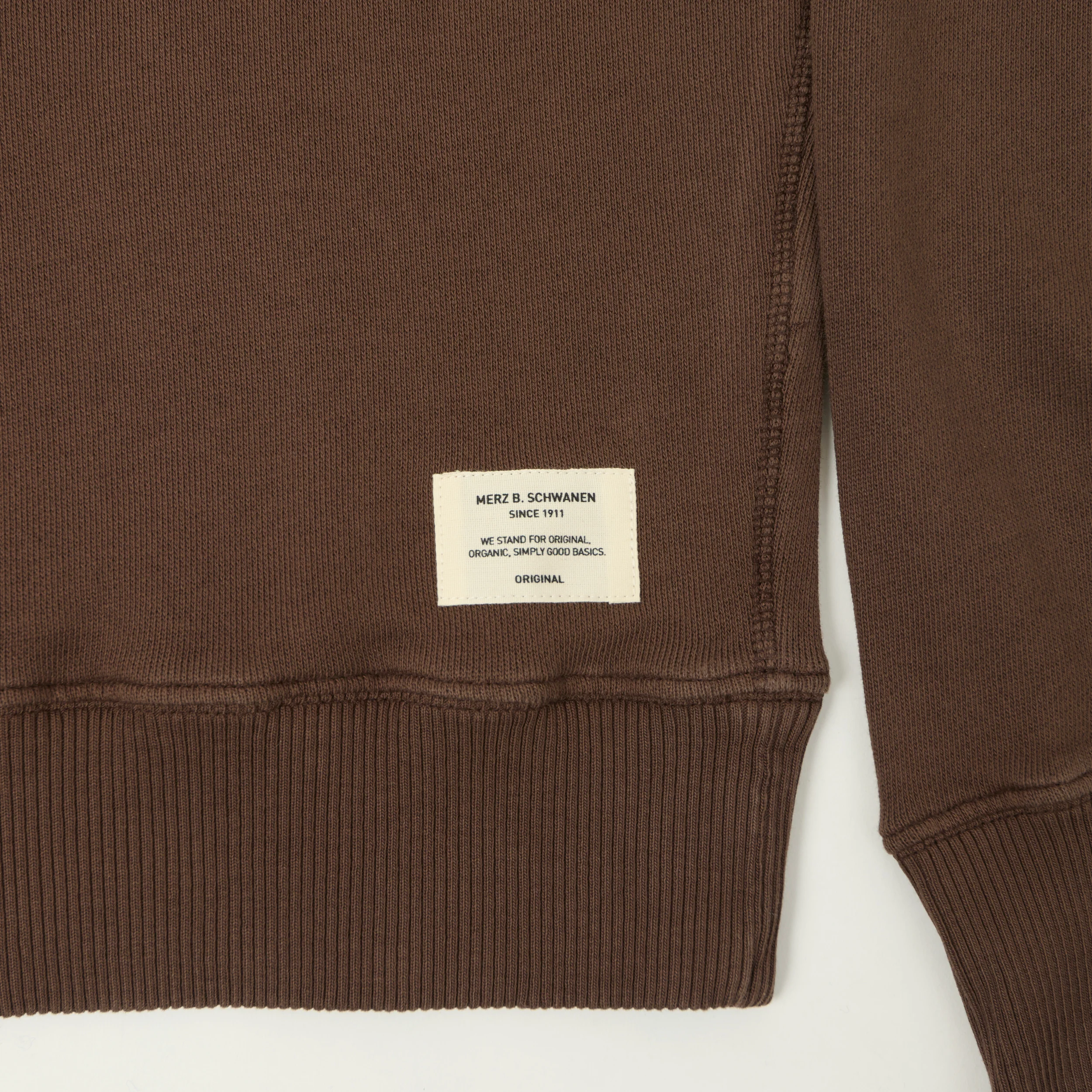 Merz b. Schwanen Raglan Sweatshirt - Chocolate - Image 3