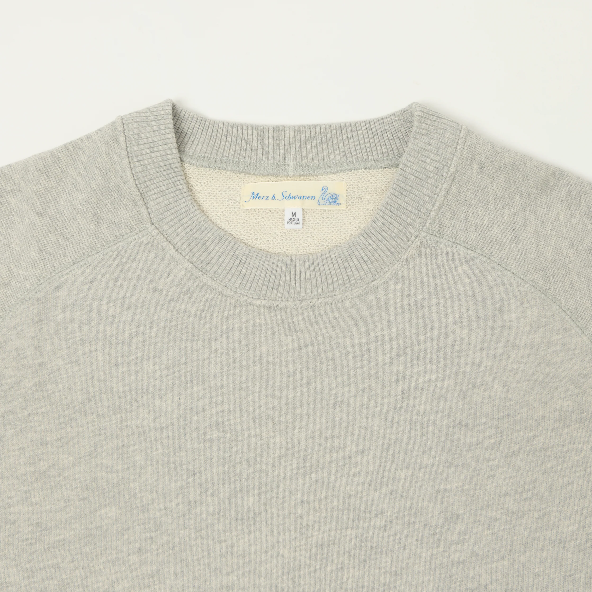 Merz b. Schwanen Raglan Sweatshirt - Grey Melange - Image 2