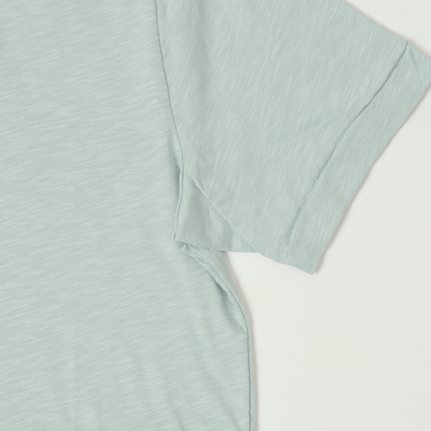 Merz b. Schwanen 'Good Basics' SCT04 Pima Slub Cotton T-Shirt - Ice - Image 4