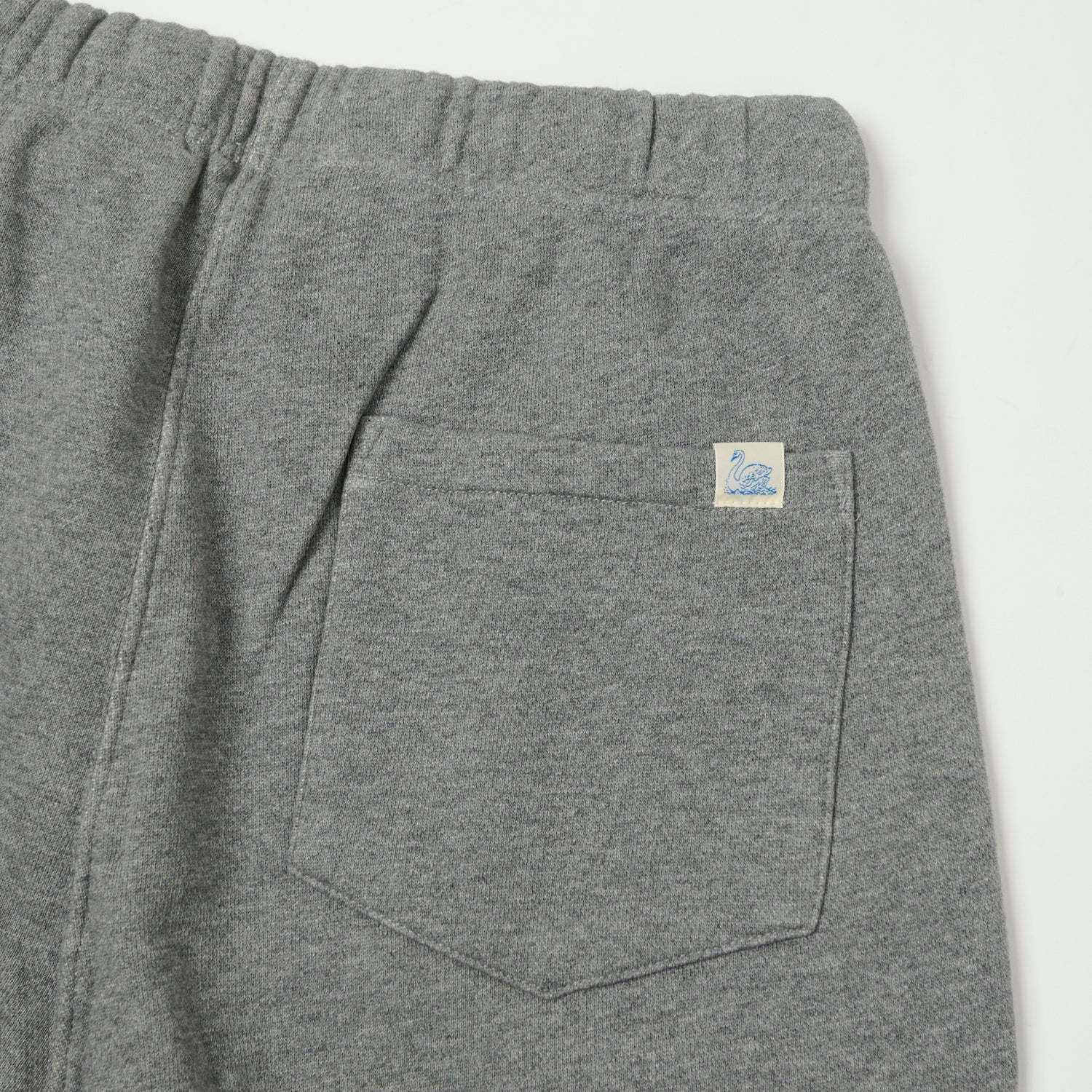 Merz b. Schwanen 'Good Basics' Classic Sweatpants - Grey Melange - Image 2