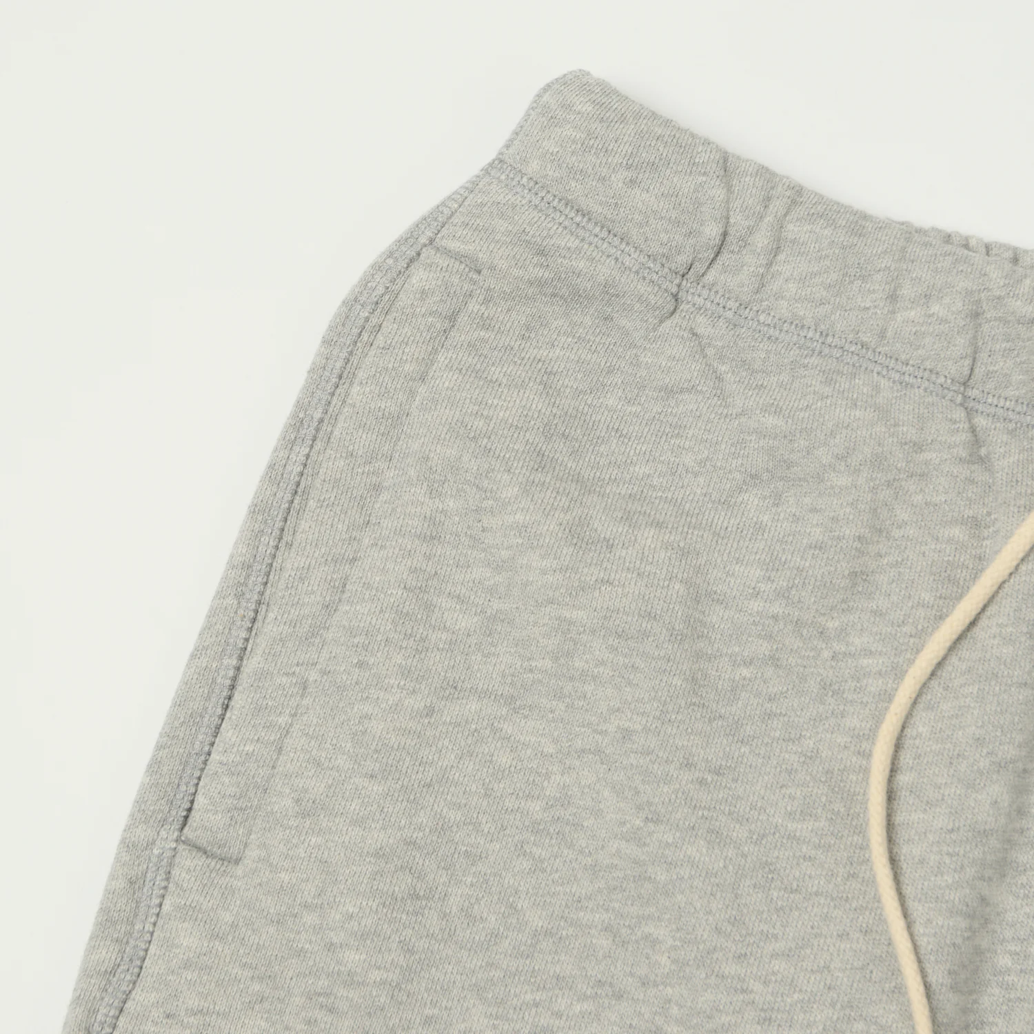 Merz b. Schwanen 'Good Basics' Organic Cotton Sweatpants - Grey Melange - Image 4