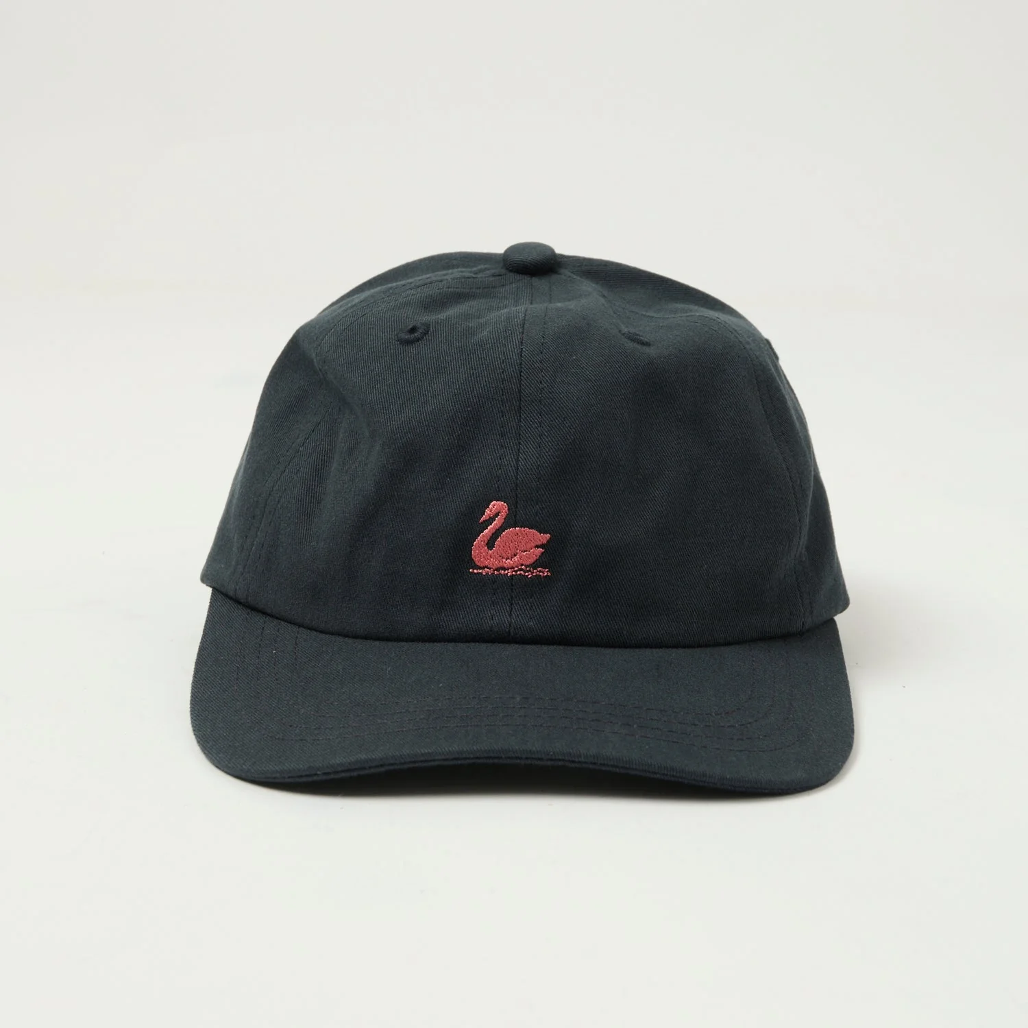 Merz b. Schwanen 'Good Basics' Swan Logo Cap - Charcoal - Image 2