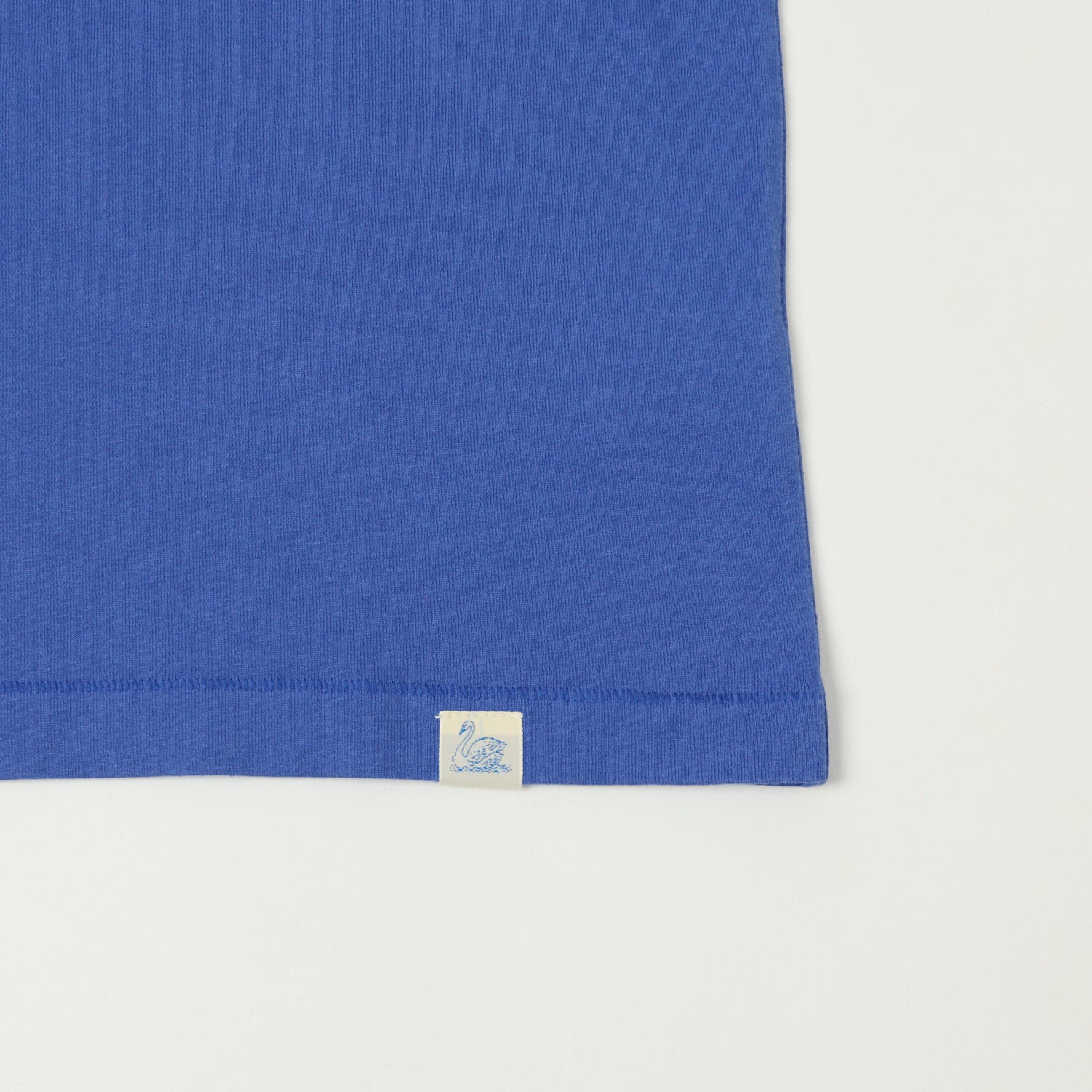 Merz b. Schwanen 'Good Basics' Organic Cotton T-Shirt - Vintage Blue - Image 3